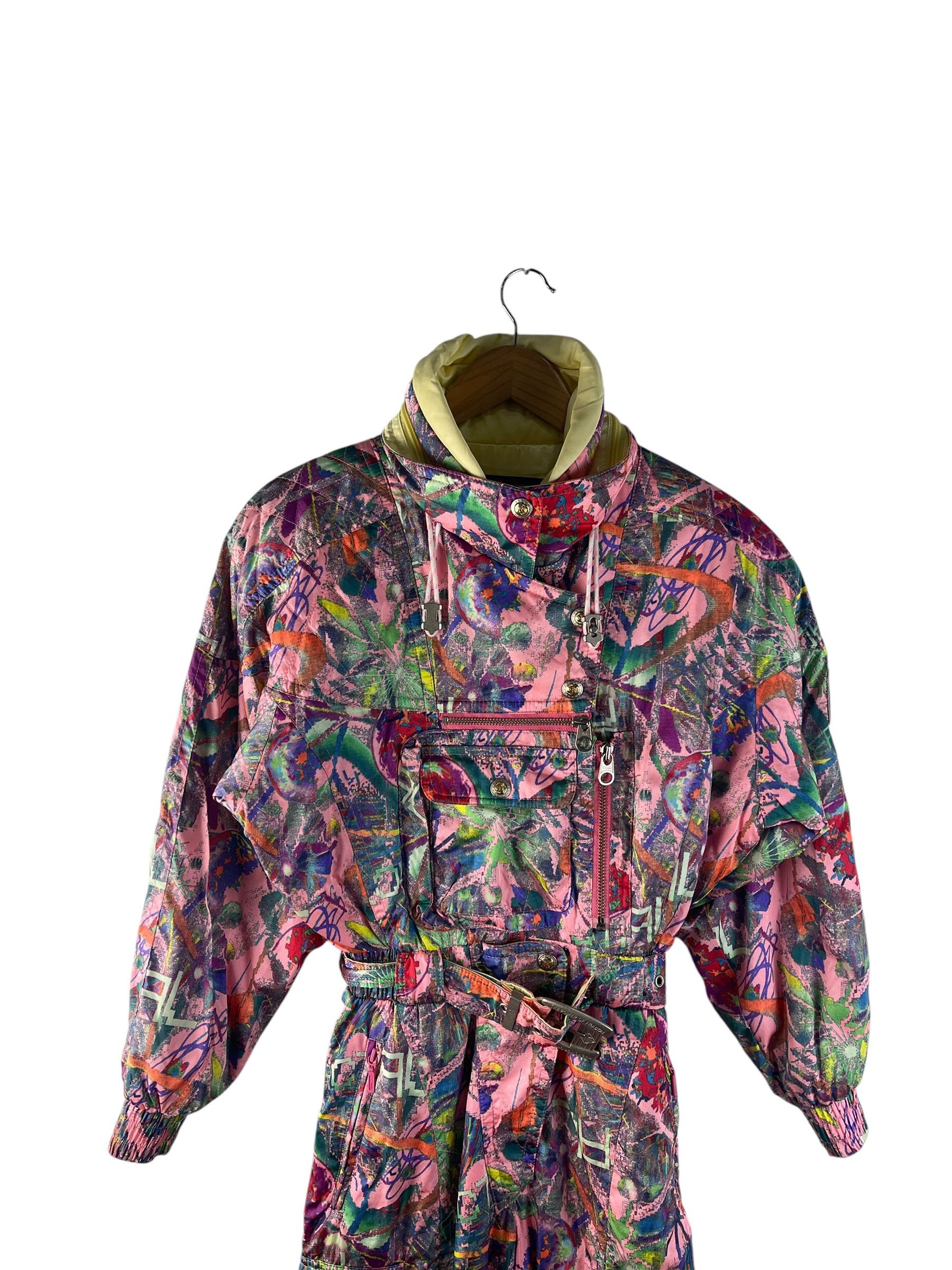 Japanese Brand Vintage Killy “The Power of Fractal” Ski Suit Snow Suit Size US 30 / EU 46 - 4 Thumbnail