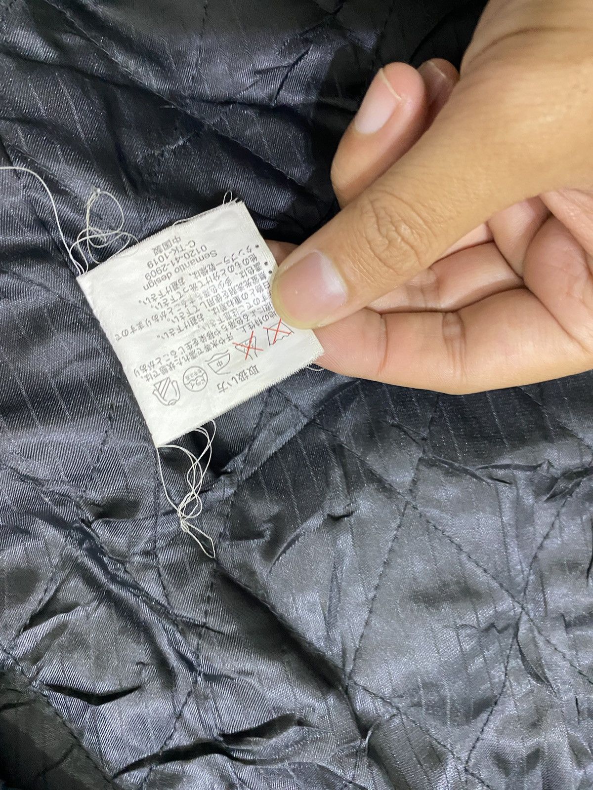 If Six Was Nine Perfecto Wool napoleon Jacket Semantic Design Y2K Size US L / EU 52-54 / 3 - 3 Thumbnail