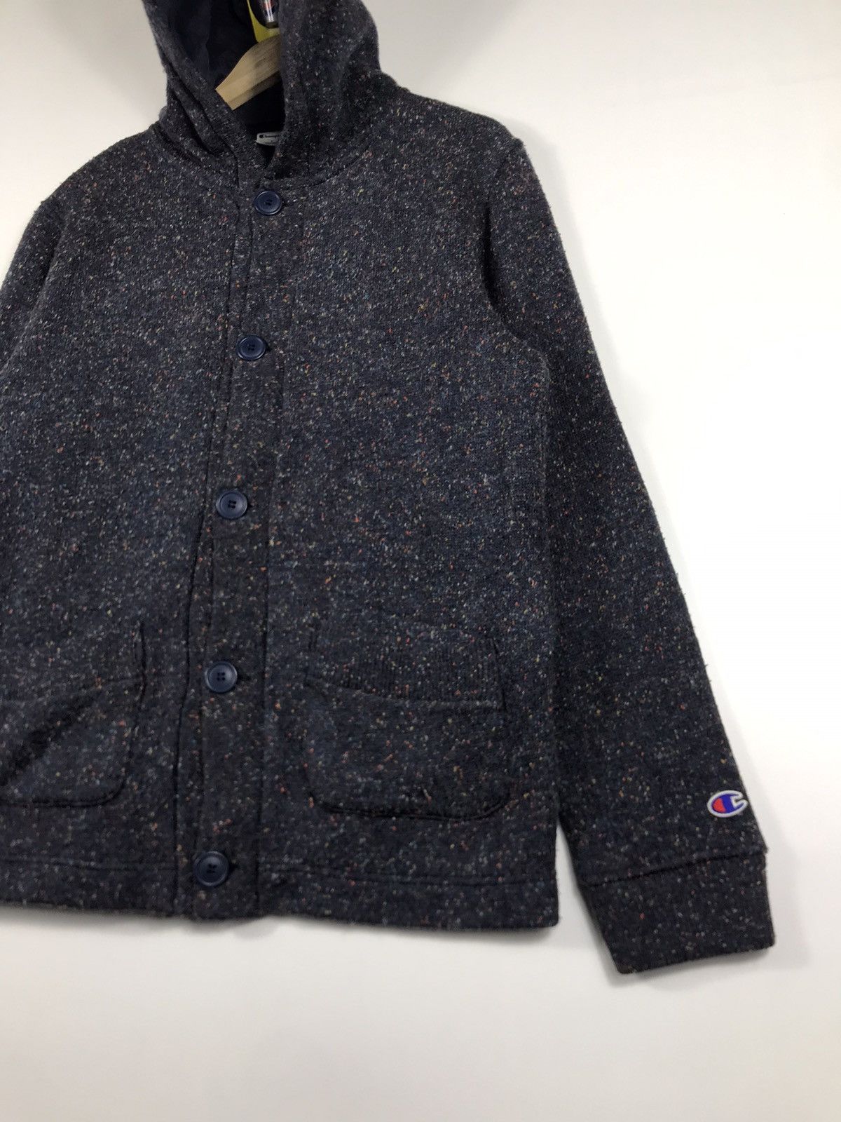 Champion × Japanese Brand 🔥Champion Hooded Button Sweater Size US L / EU 52-54 / 3 - 3 Thumbnail