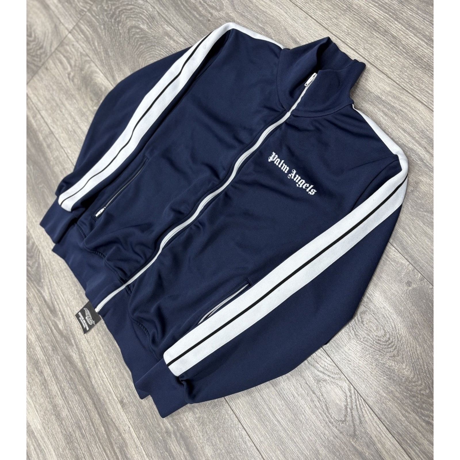 Palm Angels Palm Angels Classic Track Jacket ' Blue White ' | GREAT COND Size US L / EU 52-54 / 3 - 3 Thumbnail