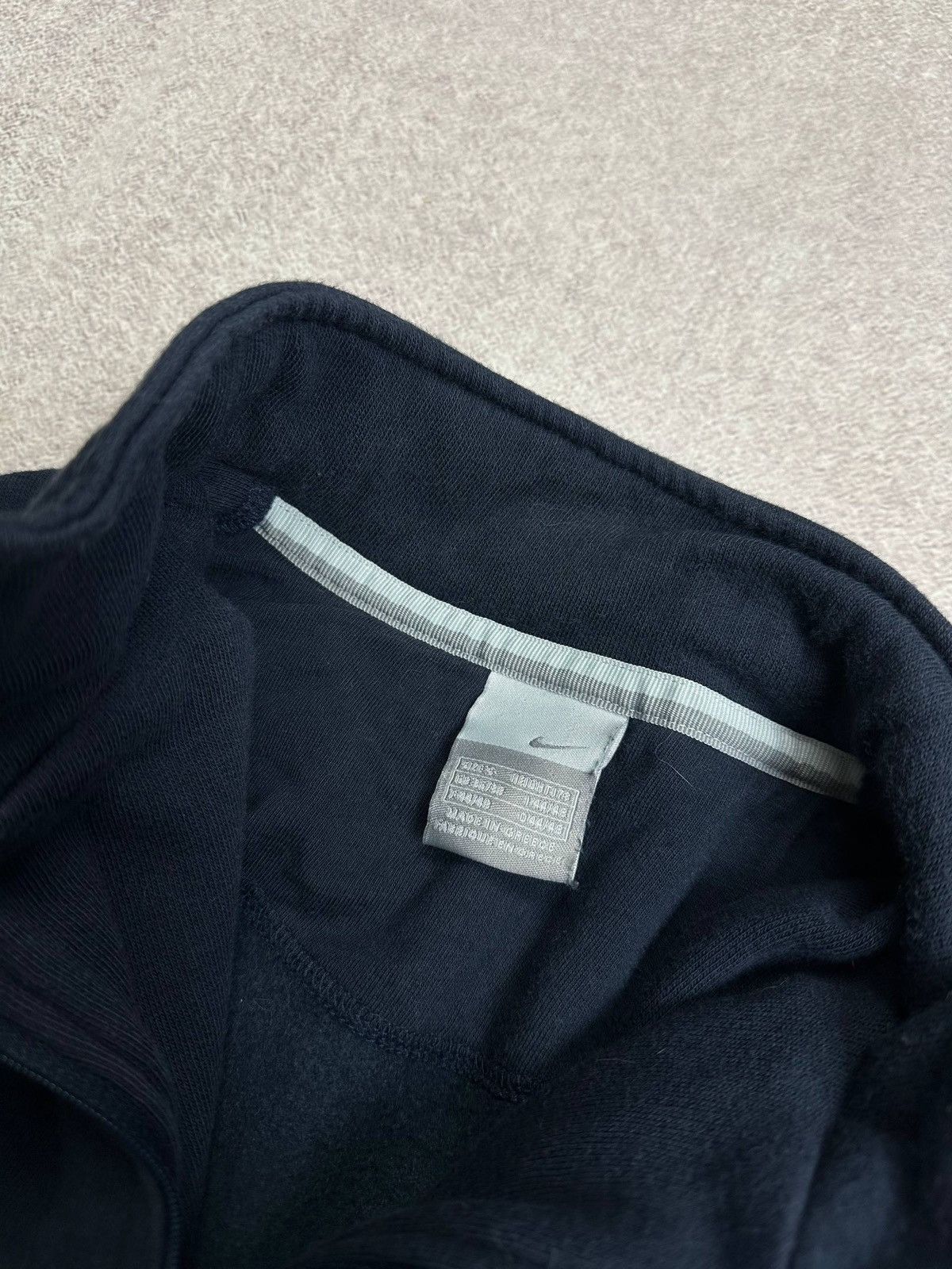 Nike Vintage Nike Swoosh Quarter Zip Cotton Sweatshirt M Size US M / EU 48-50 / 2 - 4 Thumbnail