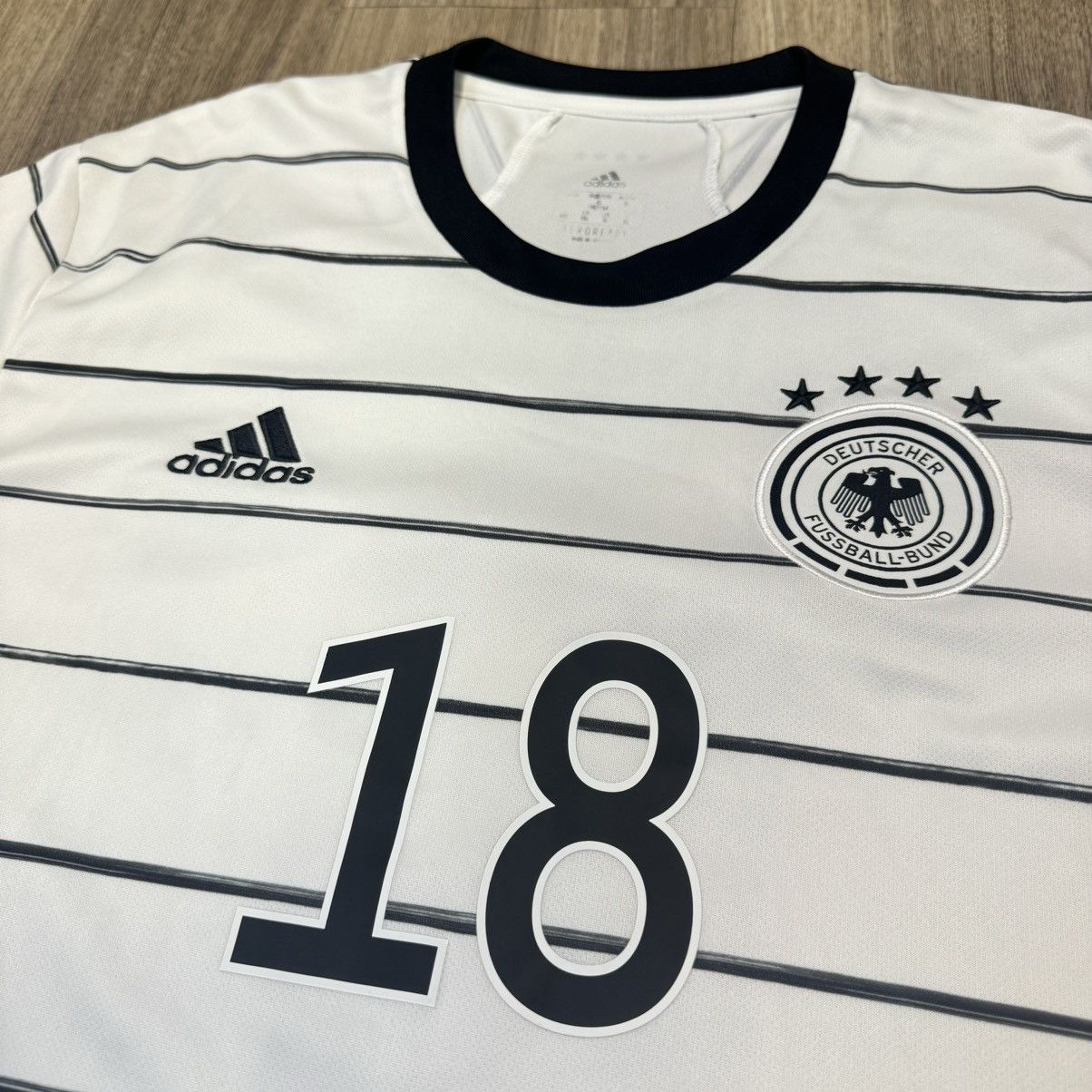 Adidas Germany 20/21 home shirt #18 Klinsmann Size US XL / EU 56 / 4 - 3 Thumbnail