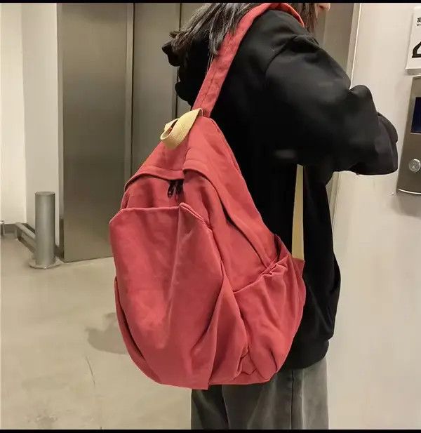 Japanese Brand Kitayama x Kon Fashion Canvas backpack aesthetic Size ONE SIZE - 3 Thumbnail