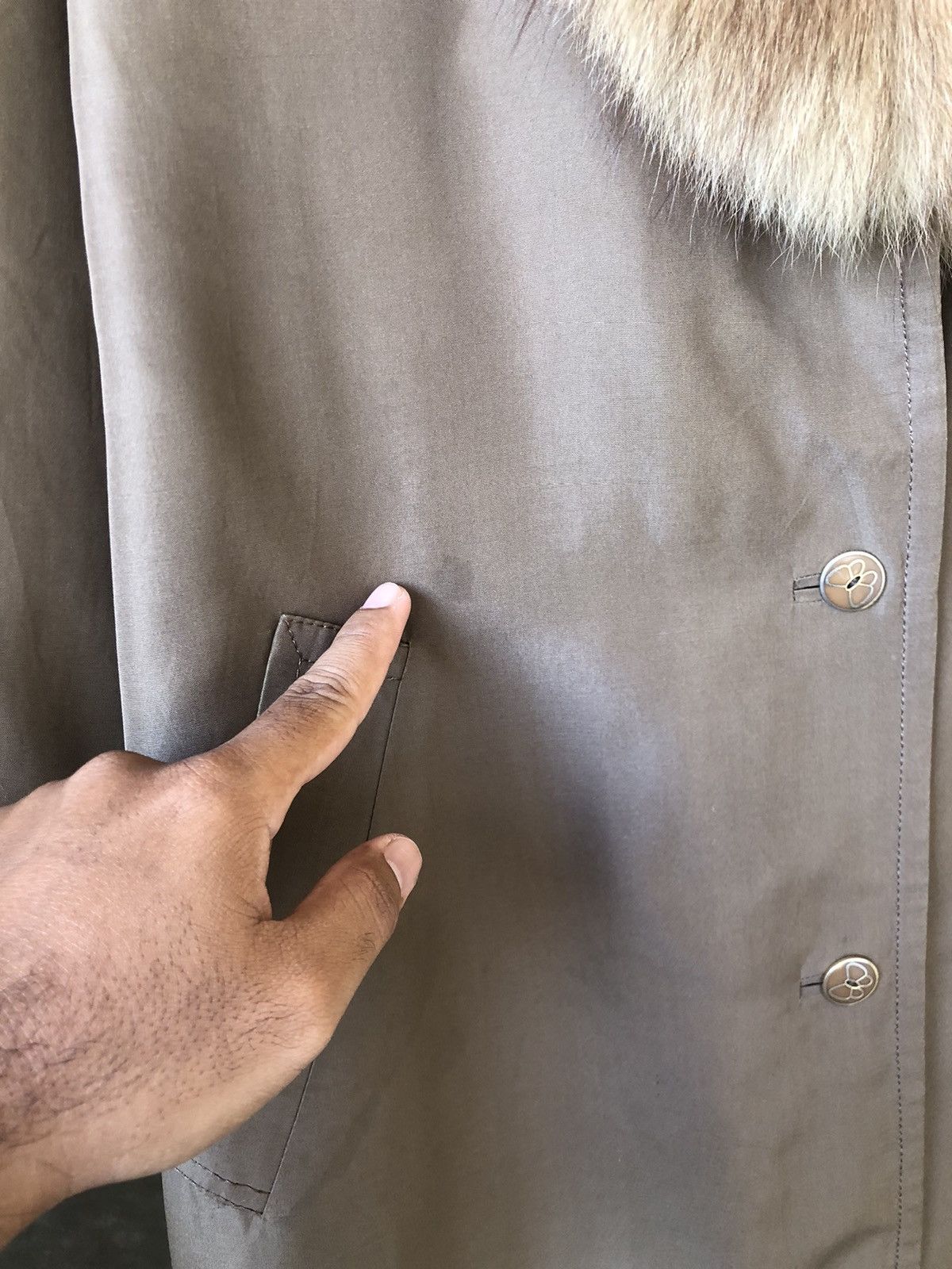 Japan Made🔥 Hanae Mori Fourrure Fur Long Coat