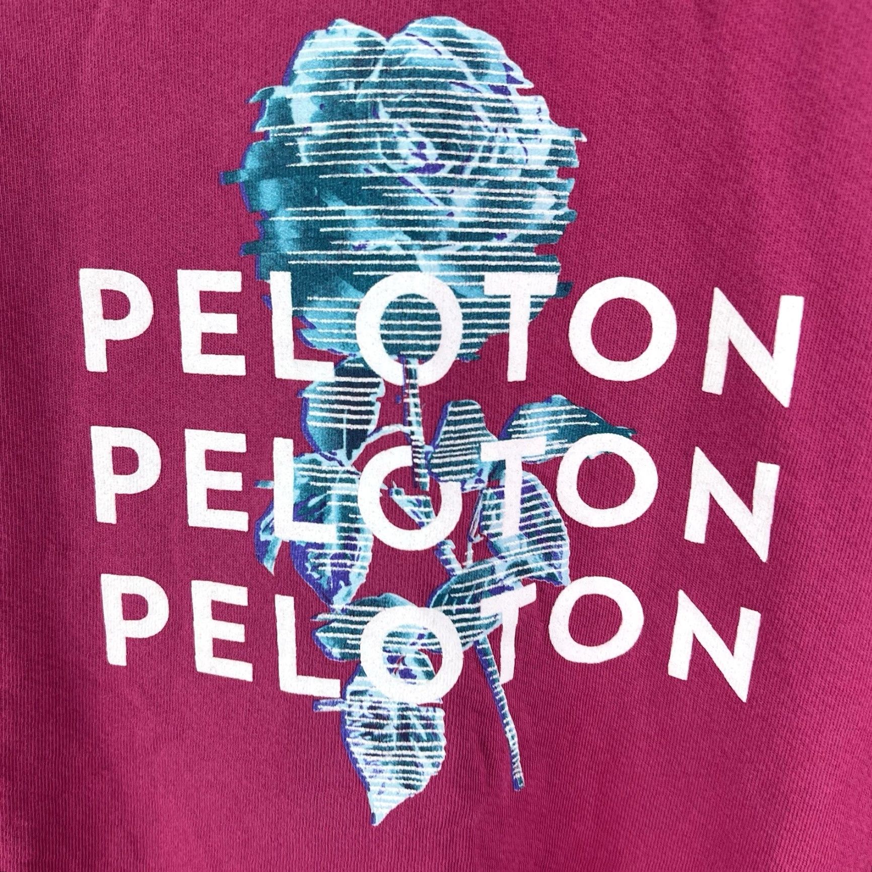 Pinko VINTAGE? No — Peloton Long Sleeve Sweatshirt Women L Pink Logo Crew Neck Knit Cotton Raglan Oversized Activewear Fall Winter 3-Sport Size L / US 10 / IT 46 - 2 Thumbnail