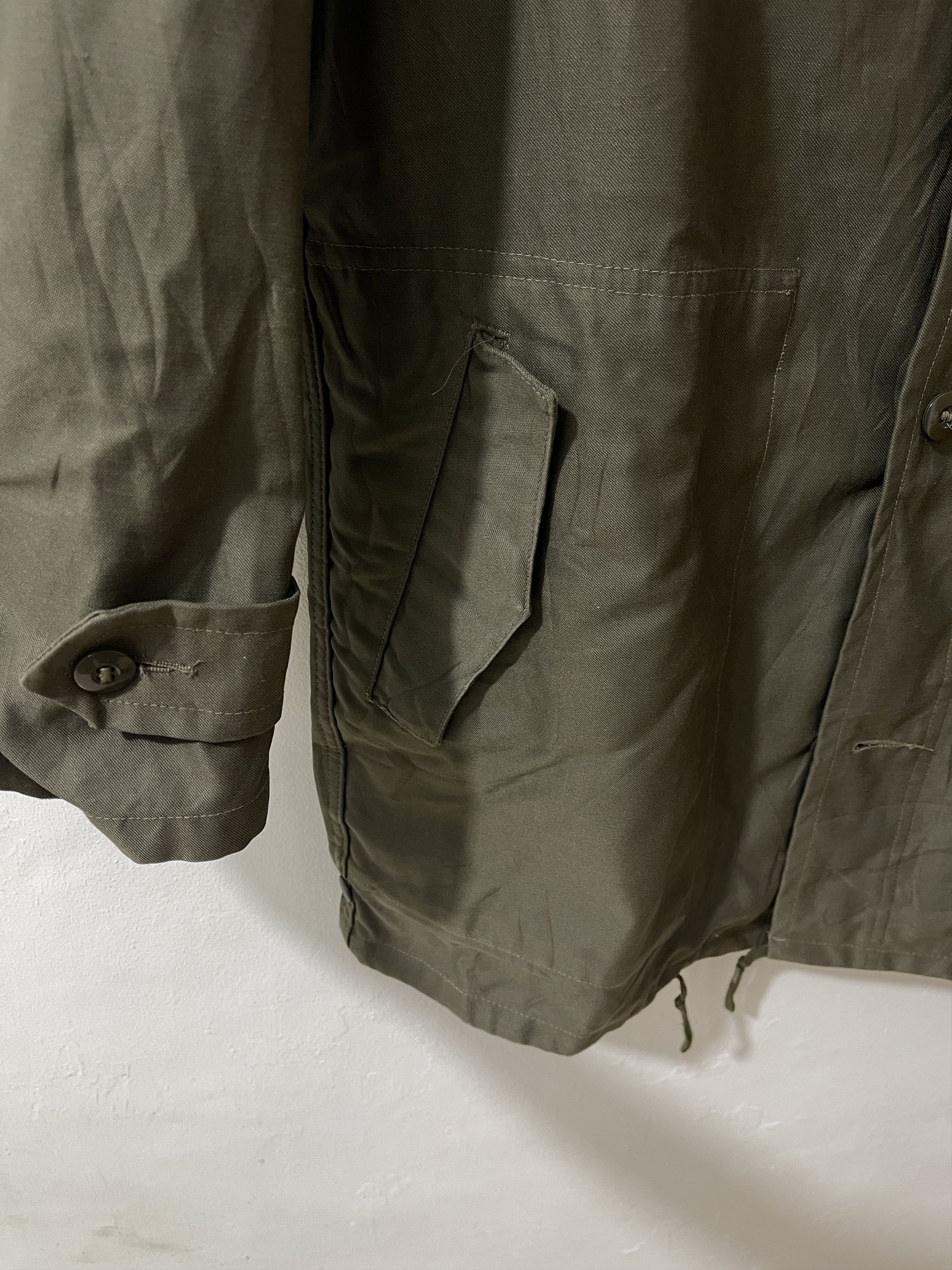 Vintage 1992 German Military Moleskin Fur Parka Jacket Size US L / EU 52-54 / 3 - 5 Thumbnail