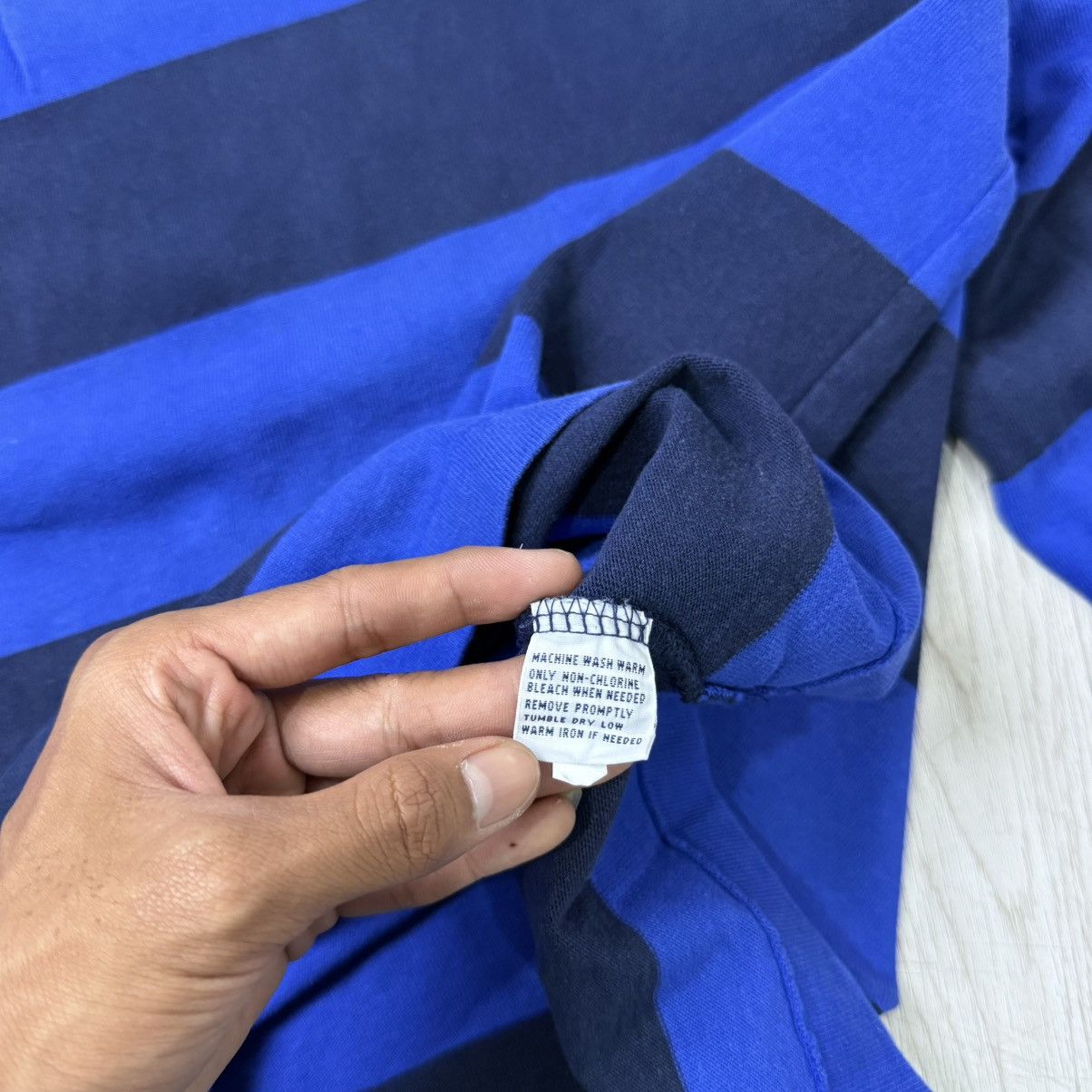 Polo Ralph Lauren POLO RALPH LAUREN rugby long poloshirts stripe Size US XXL / EU 58 / 5 - 4 Thumbnail