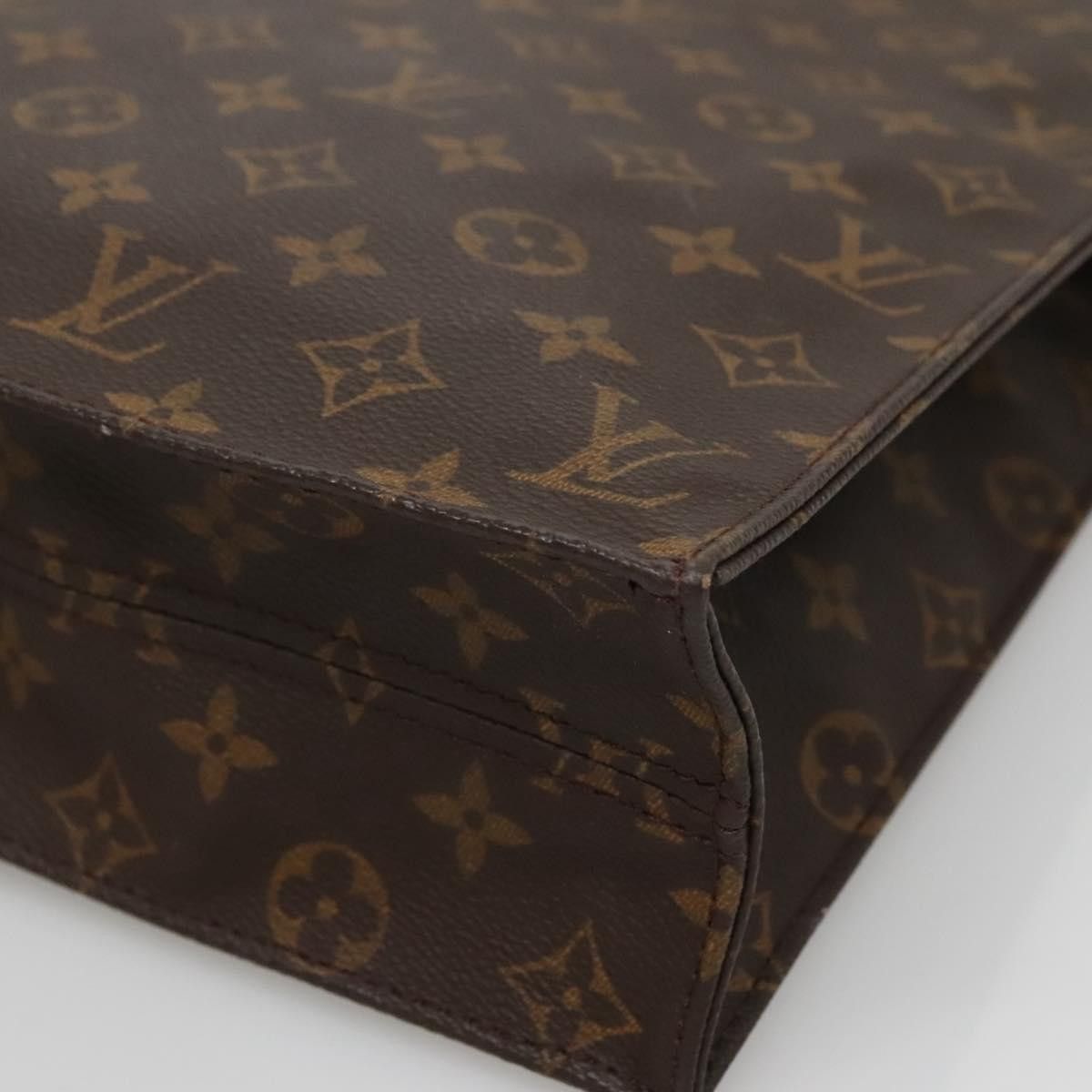 Louis Vuitton LOUIS VUITTON Monogram Sac Plat Hand Bag M51140 Size ONE SIZE - 8 Thumbnail