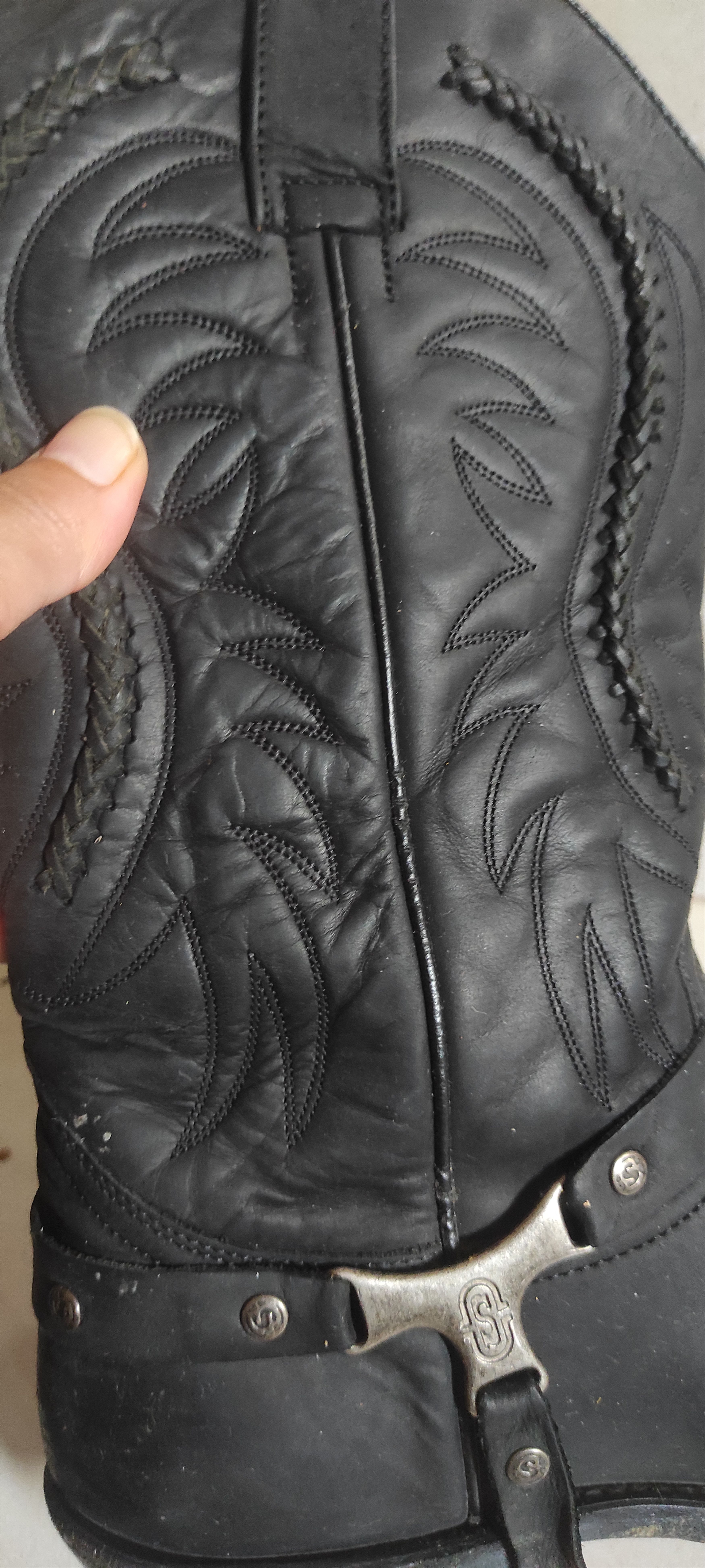 Sendra Sendra Biker Western Boots Santiags Square Toe Size US 8.5 / EU 41-42 - 19 Thumbnail
