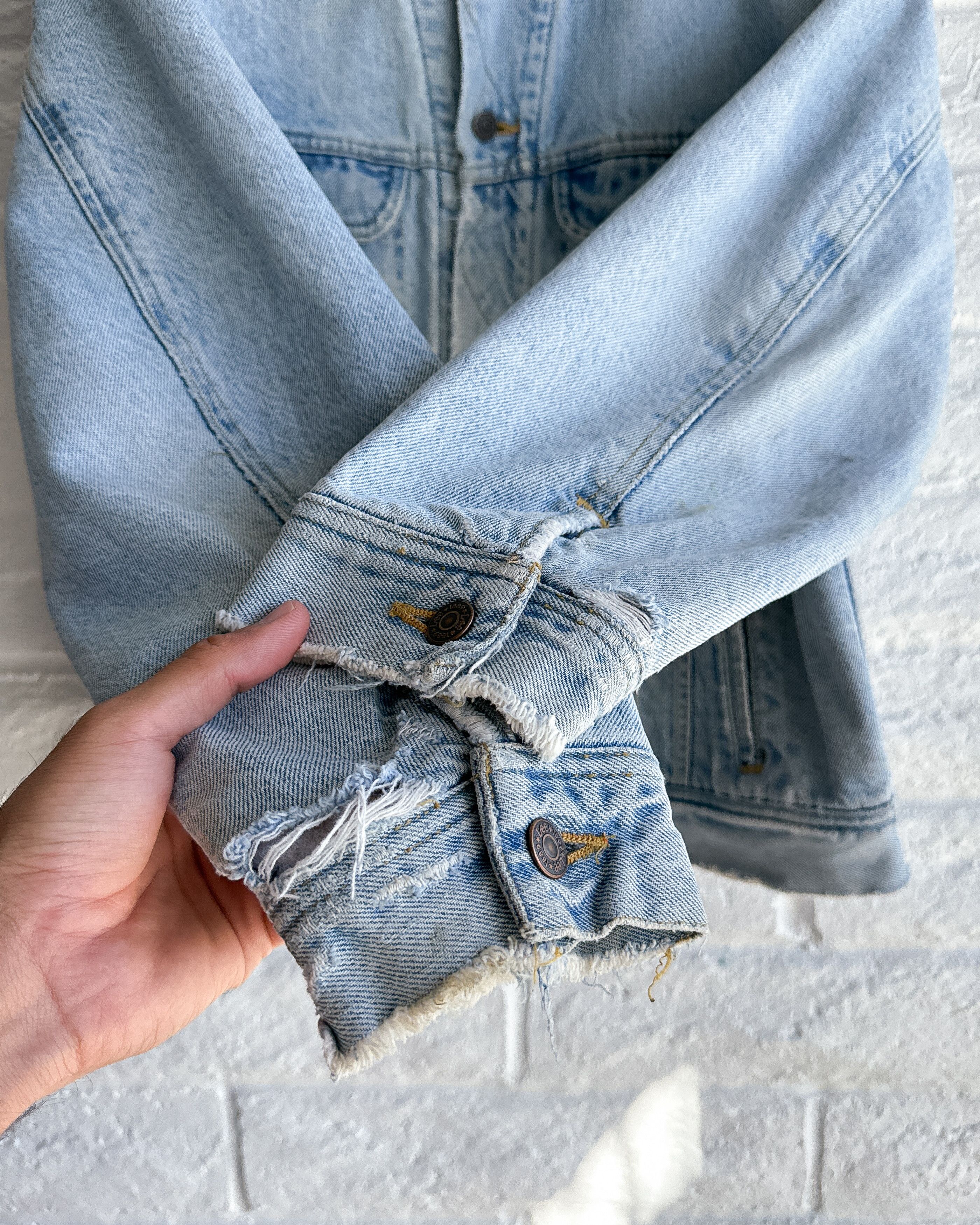 Vintage Vintage 80s Lee Denim Trucker Jacket Men's XL Blanket Lined Size US XL / EU 56 / 4 - 6 Thumbnail