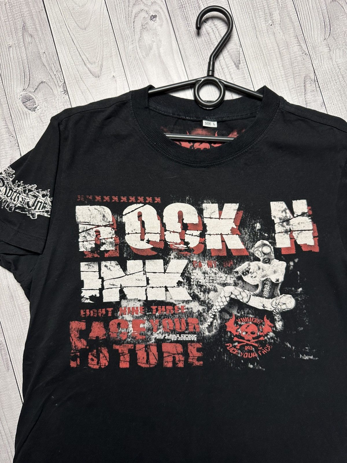 Vintage Vintage Yakuza big logo tee rare rock band tee size L Size US L / EU 52-54 / 3 - 6 Thumbnail