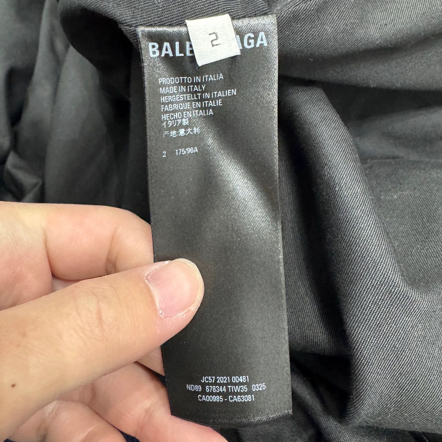 Balenciaga Balenciaga Denim & Shell Jacket Size 2 Size US M / EU 48-50 / 2 - 3 Thumbnail