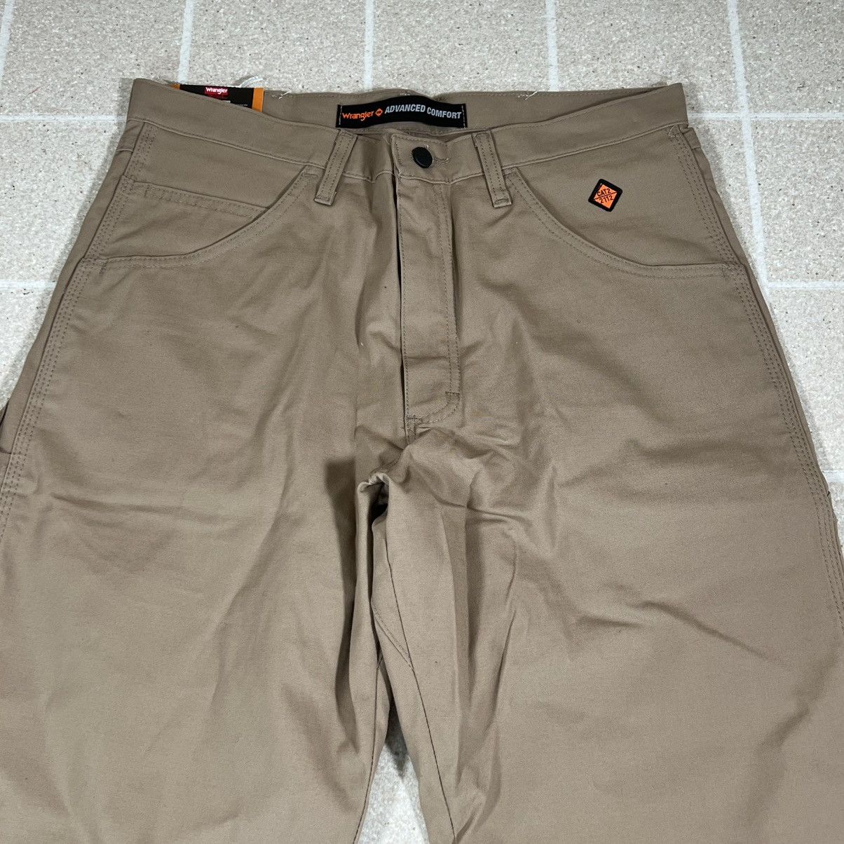 Wrangler Wrangler FR Men's Flame Resistant Regular Khaki Jeans 34x32 Size US 34 / EU 50 - 4 Thumbnail