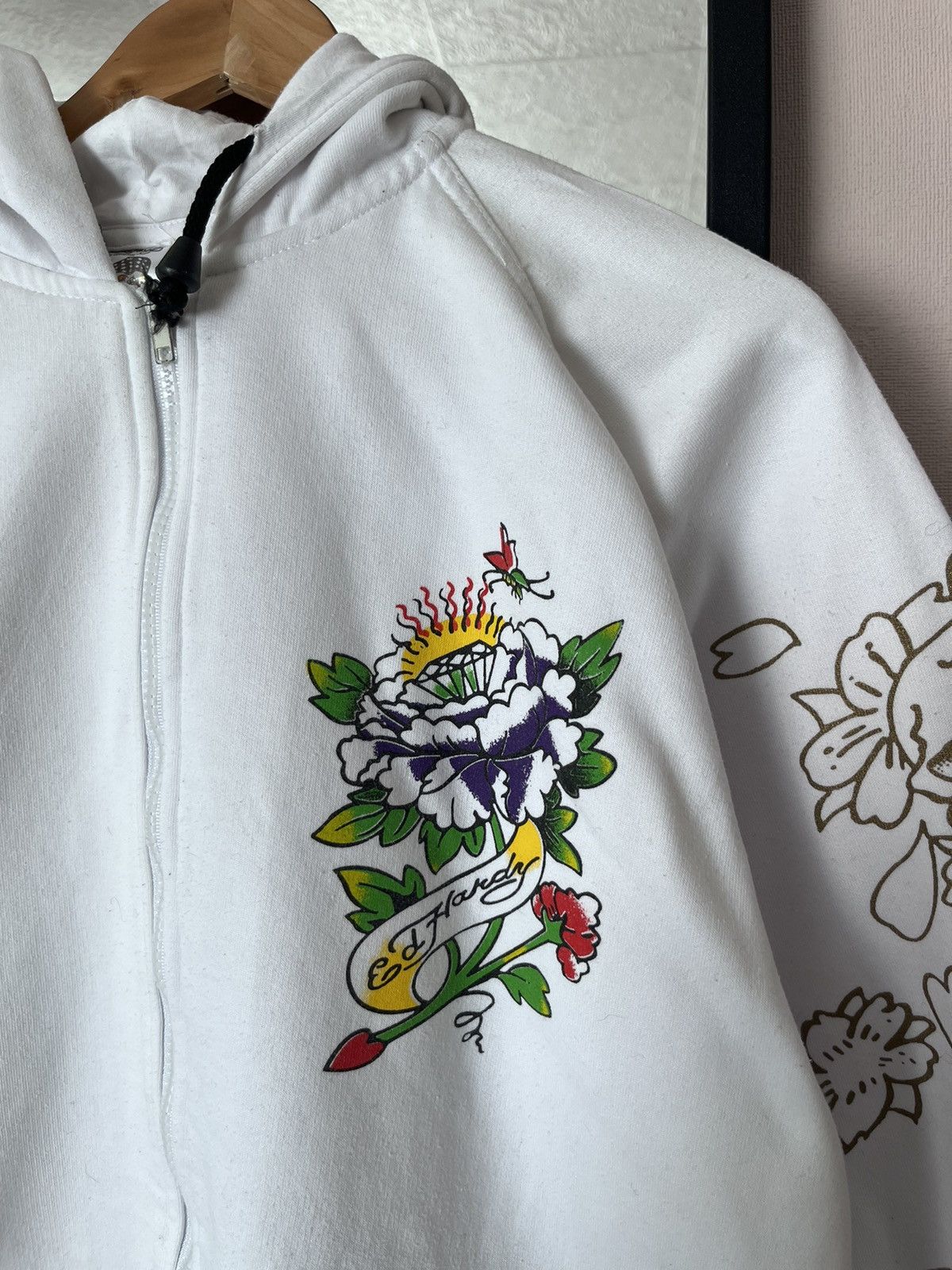 Ed Hardy Vintage Y2K Ed Hardy by Christian Audigier Women’s Hoodie Size US S / EU 44-46 / 1 - 4 Thumbnail