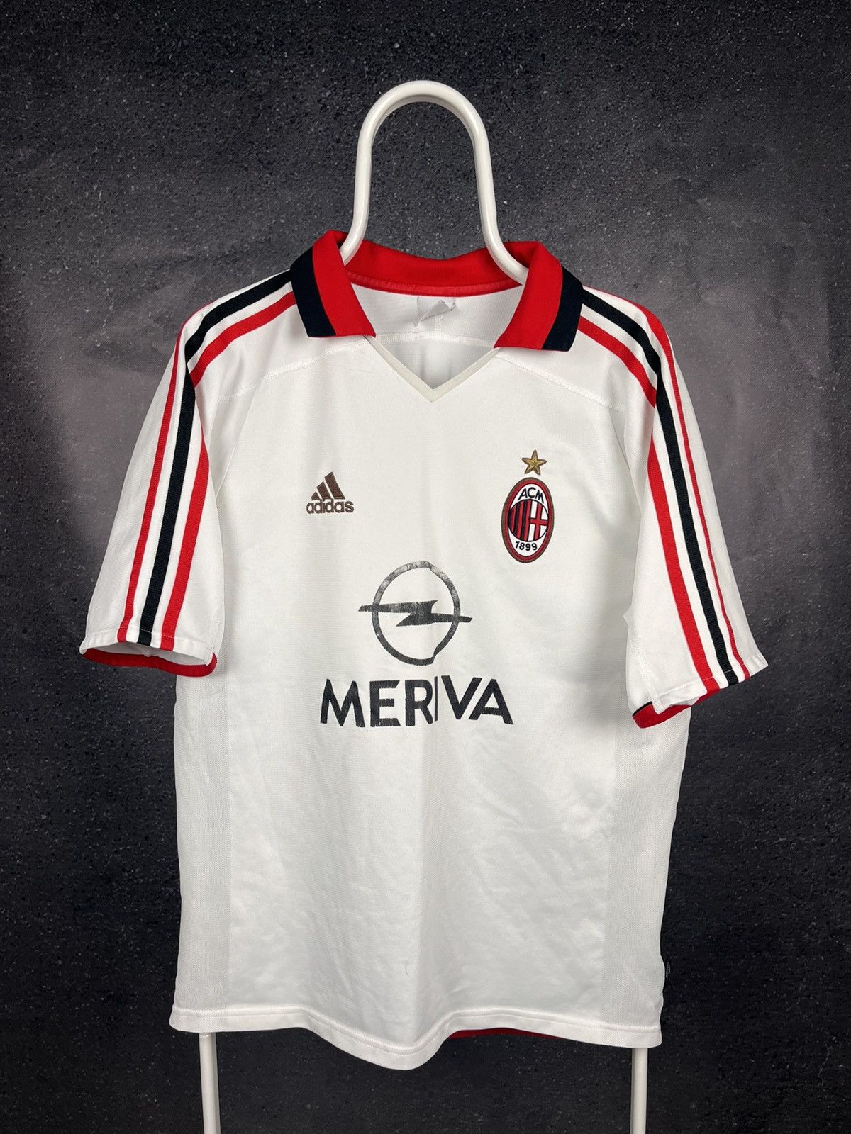 Vintage AC Milan 2003 2004 vintage away adidas soccer jersey Size US M / EU 48-50 / 2 - 1 Thumbnail