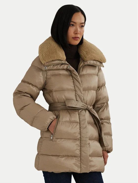 Lauren Ralph Lauren LAUREN RALPH LAUREN Down Quilted Jacket With Removable Fur Size S / US 4 / IT 40 - 2 Thumbnail