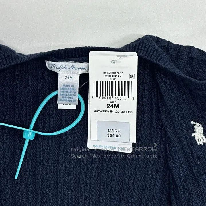 Polo Ralph Lauren Polo Ralph Lauren Infant Cable. Size US M / EU 48-50 / 2 - 2 Thumbnail