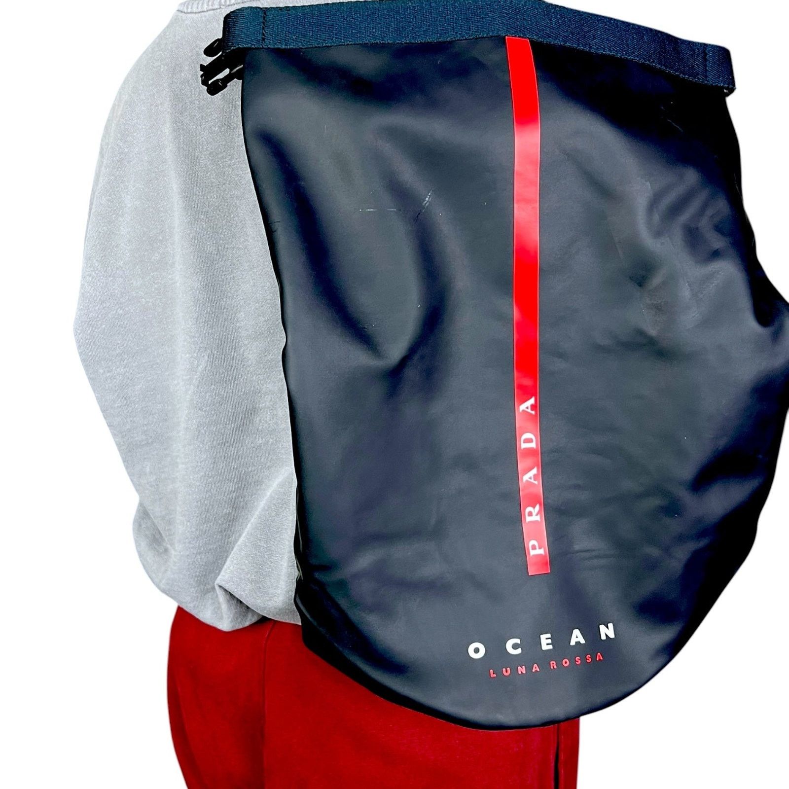 Prada Prada Ocean Luna Rossa Black Sailing Bag Size ONE SIZE - 6 Thumbnail