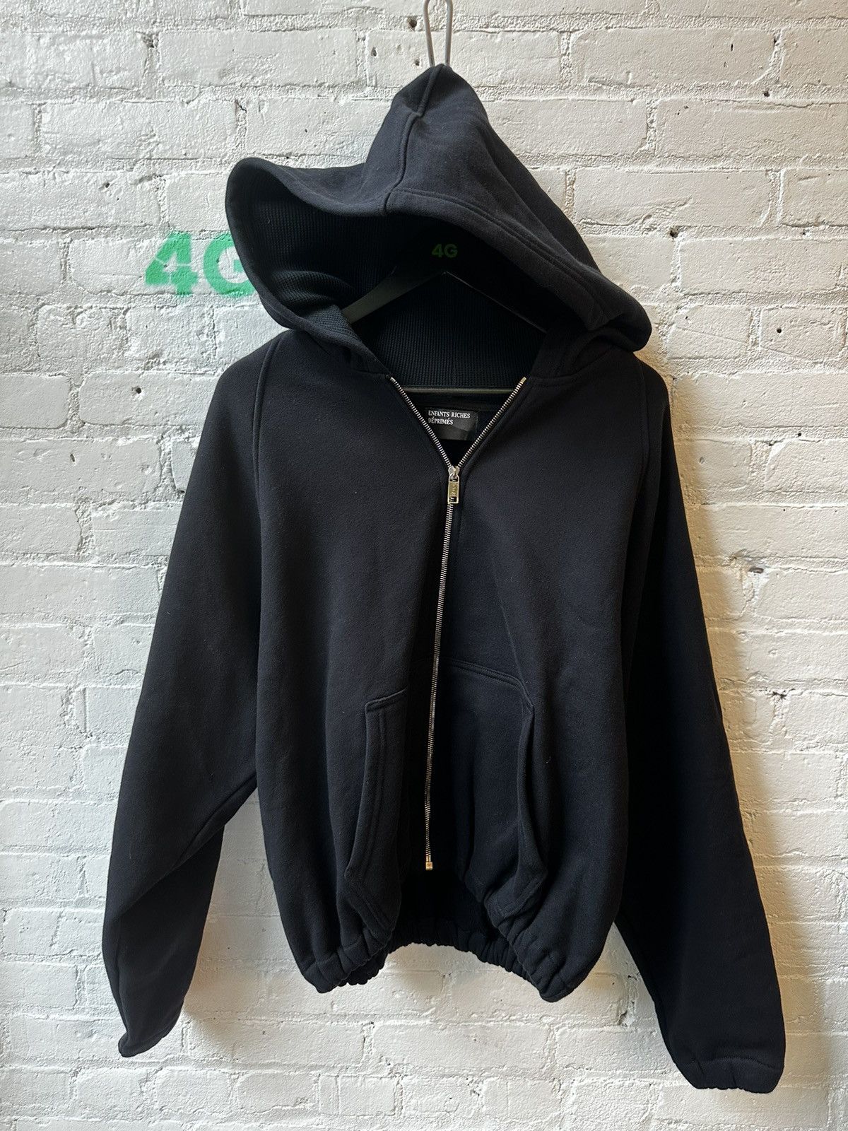 Enfants Riches Deprimes ERD SILK RAVEN PATCH BLACK ZIP HOODIE S/M/L BAGGY Size US S / EU 44-46 / 1 - 4 Thumbnail