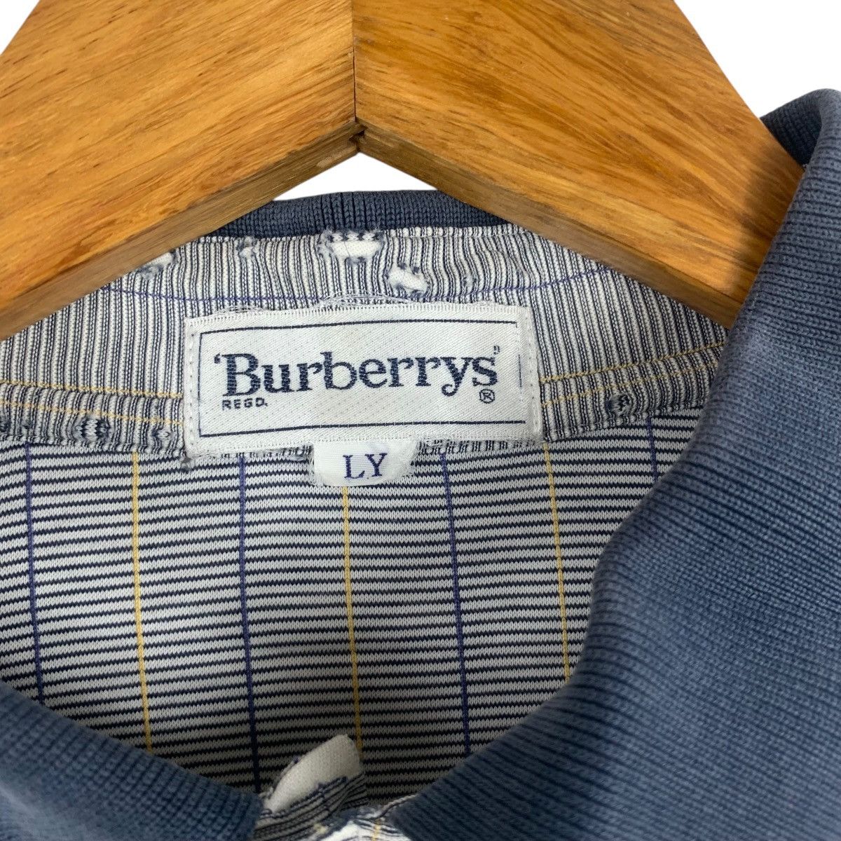 Burberry Vintage BURBERRY LONDON PRORSUM Striped Polo Tee Shirt Top Size US M / EU 48-50 / 2 - 6 Thumbnail
