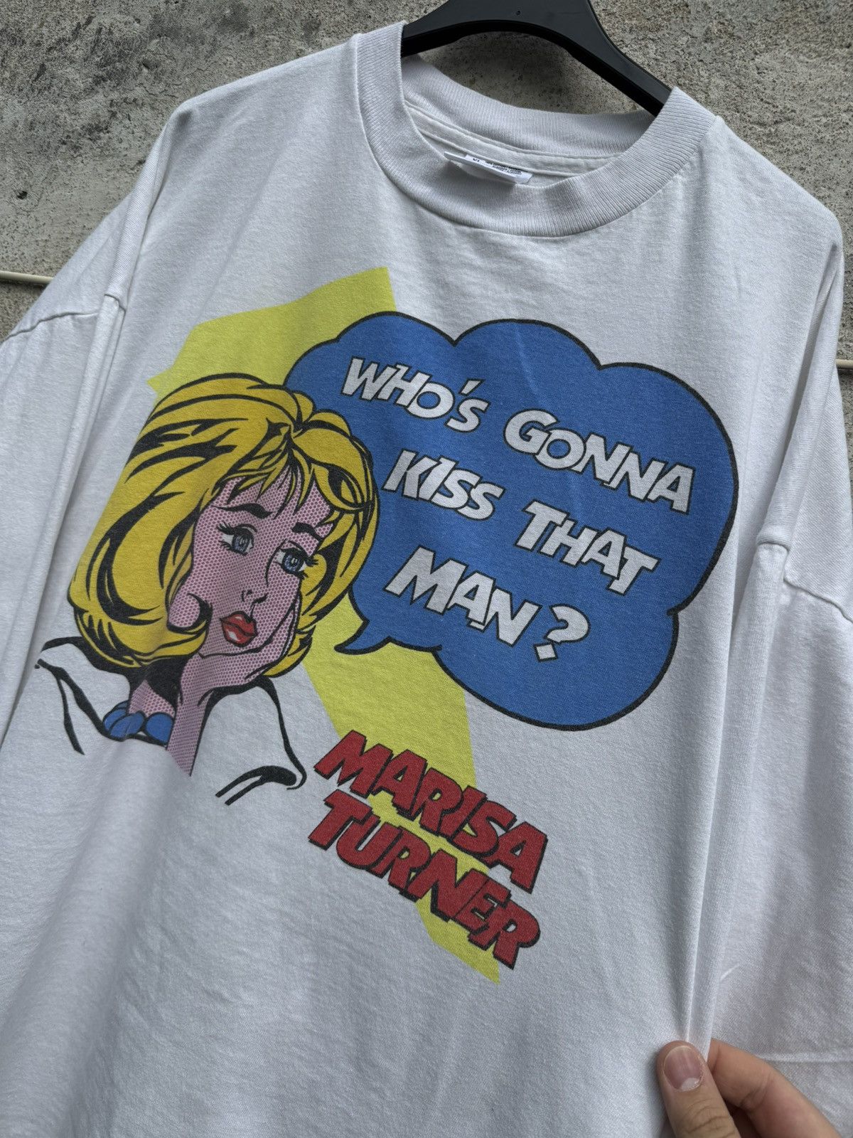Band Tees Vintage Whos Gonna Kiss Screen Stars Single Stitch 90s Size US XL / EU 56 / 4 - 3 Thumbnail