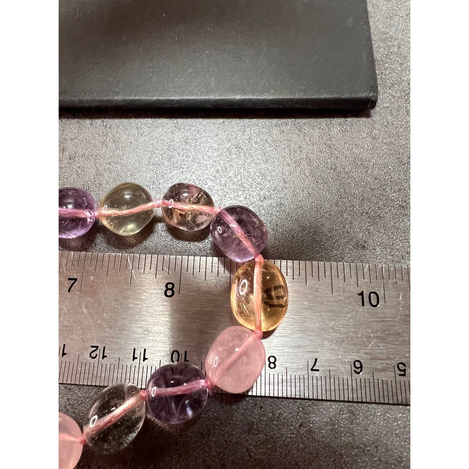 Other NEW Multi quartz knotted necklace with 925 magnetic clasp Size ONE SIZE - 8 Thumbnail