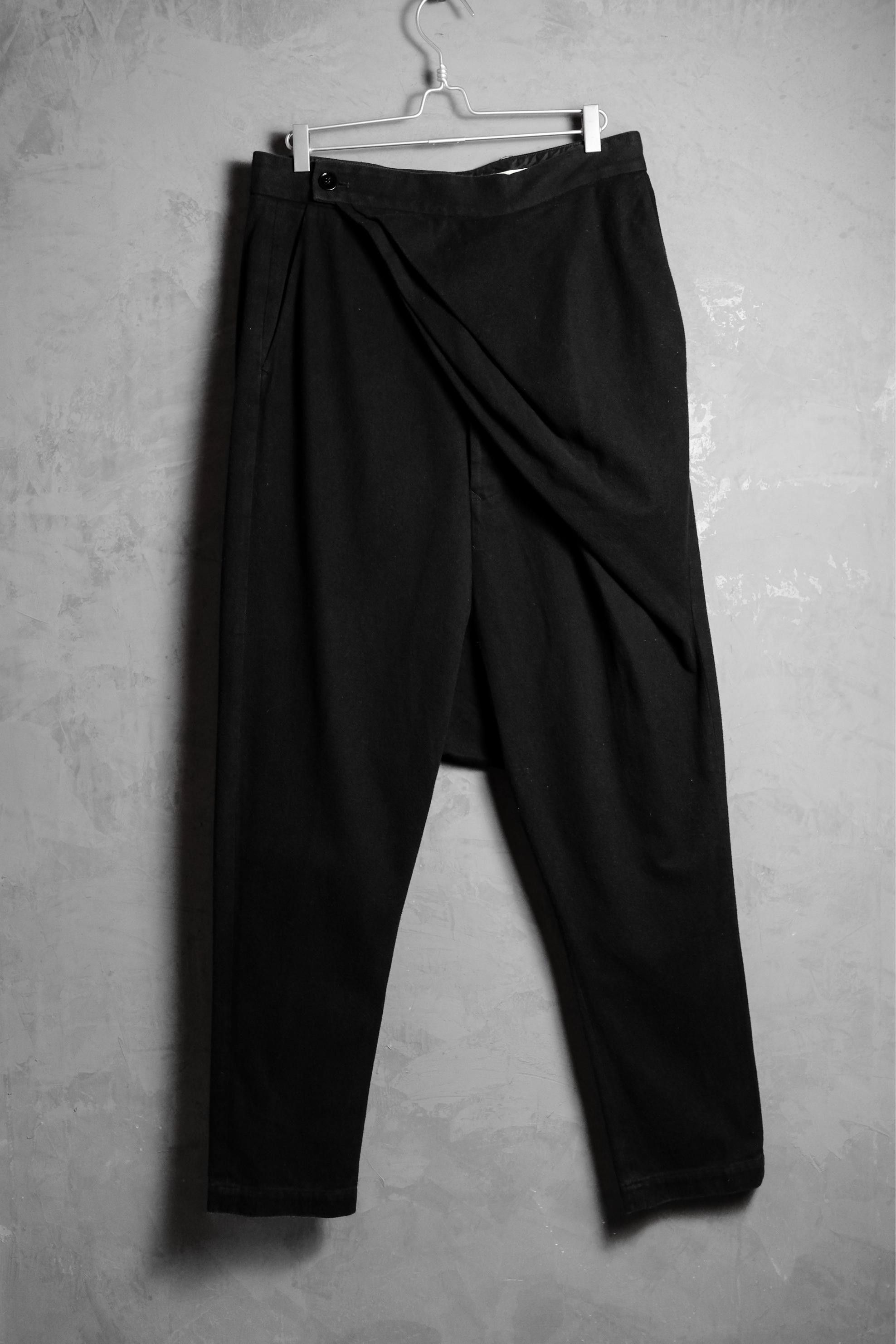 Rick Owens Rick Owens Pleated Layered Low Crotch Pants Size US 33 - 1 Thumbnail