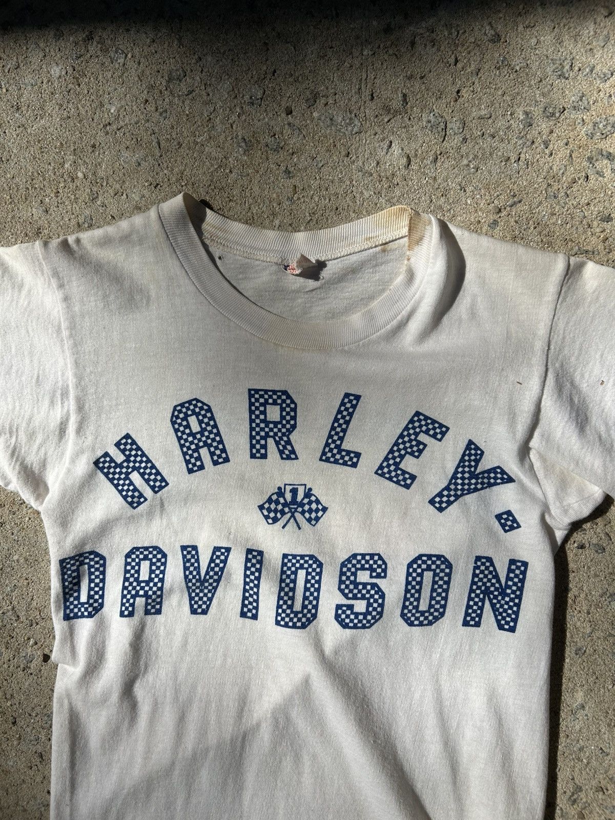 Harley Davidson VTG 50s CHAMPION TAG Harley Davidson Size S White T-Shirt Size US S / EU 44-46 / 1 - 6 Thumbnail