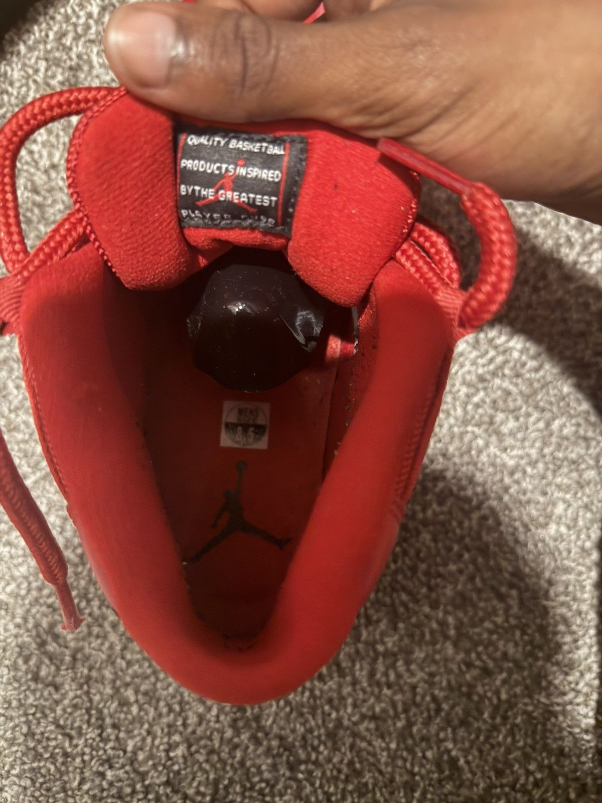 Nike Gym Red Jordan 11 Size US 8.5 / EU 41-42 - 14 Thumbnail