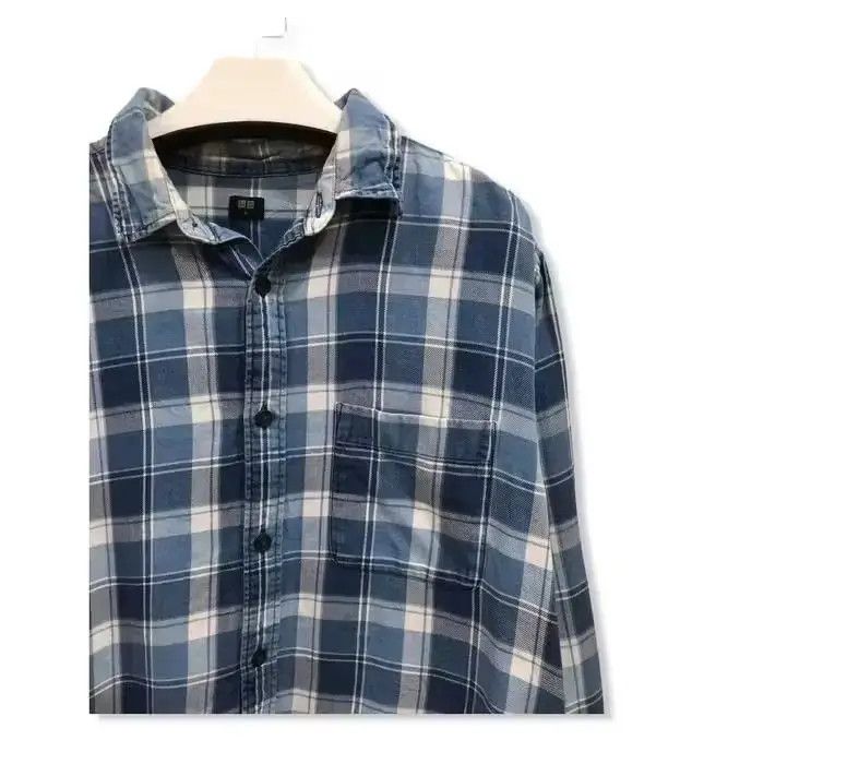 Flannel × Japanese Brand Japanese Brand Uniqlo Plaid Tartan Flannel Shirt 👕 Size US XL / EU 56 / 4 - 2 Thumbnail