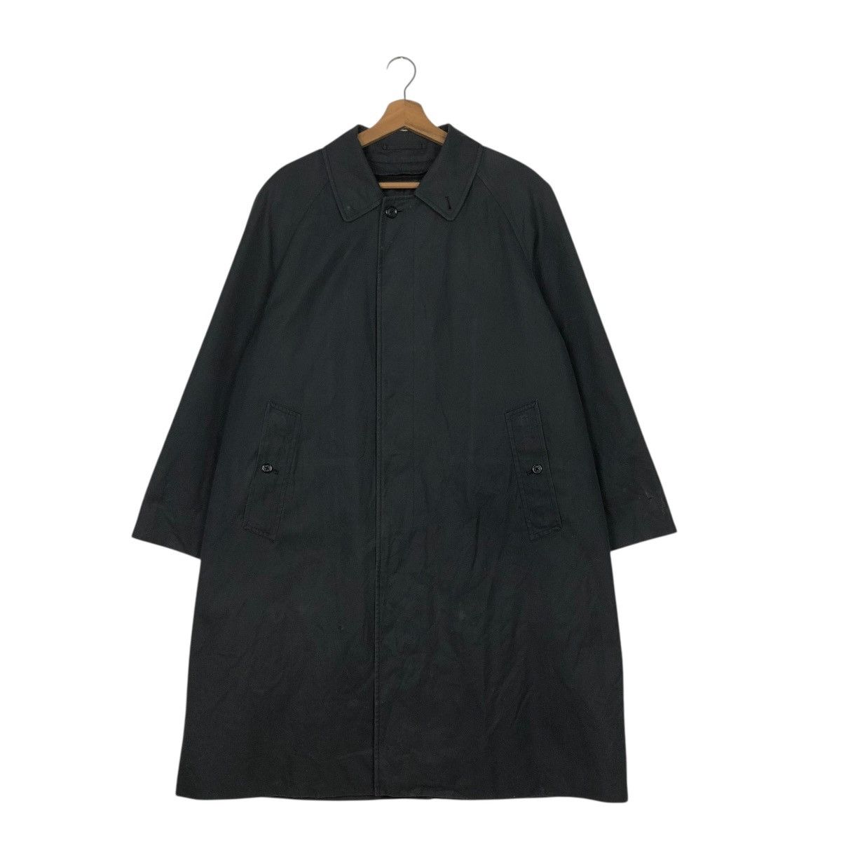 Burberry 🔥VINTAGE LONG TRENCH COAT BURBERRY LONDON NOVA CHECK LINING Size US M / EU 48-50 / 2 - 4 Thumbnail