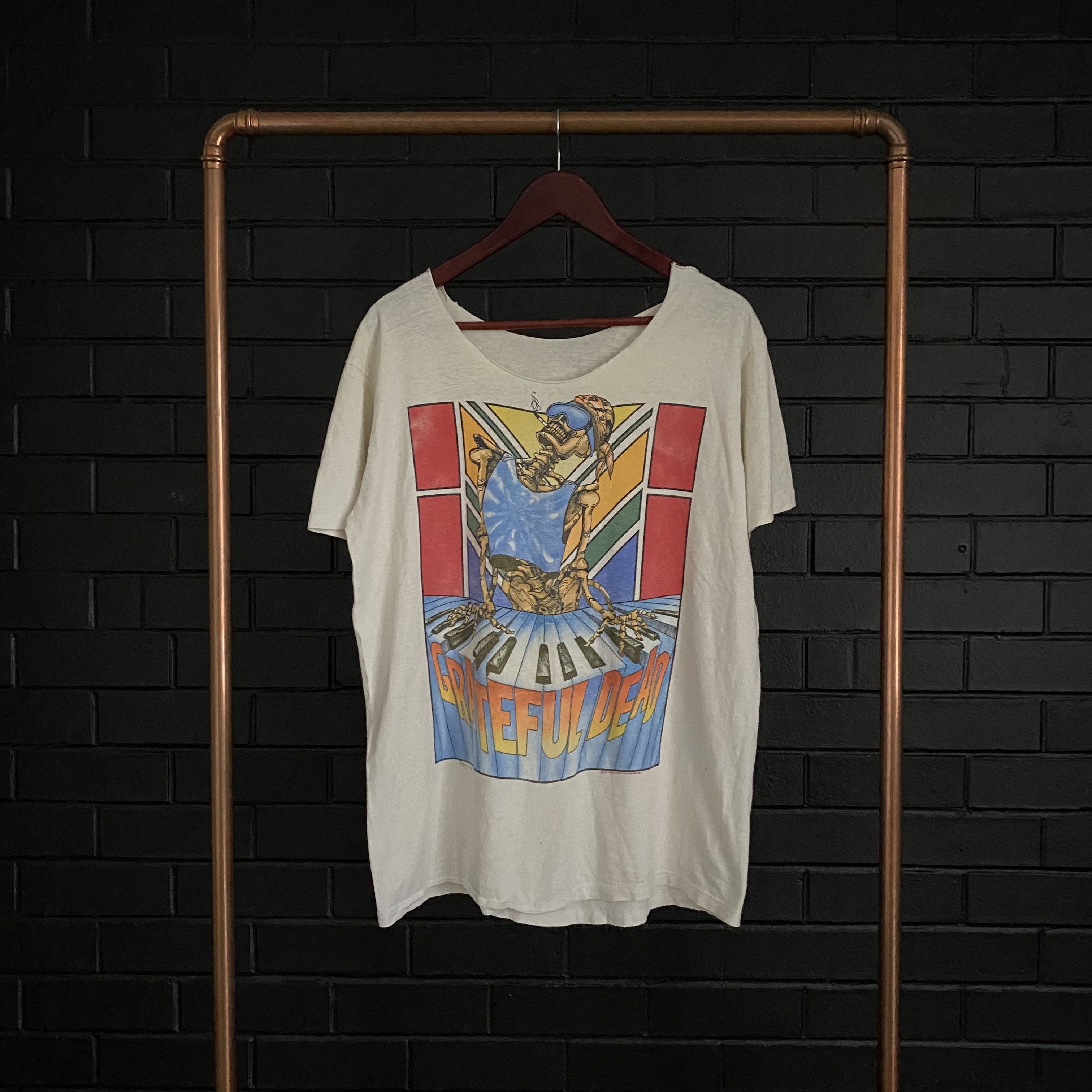 Vintage Vintage 80s Grateful Dead 1989 Summer Tour Tee Size US L / EU 52-54 / 3 - 1 Thumbnail