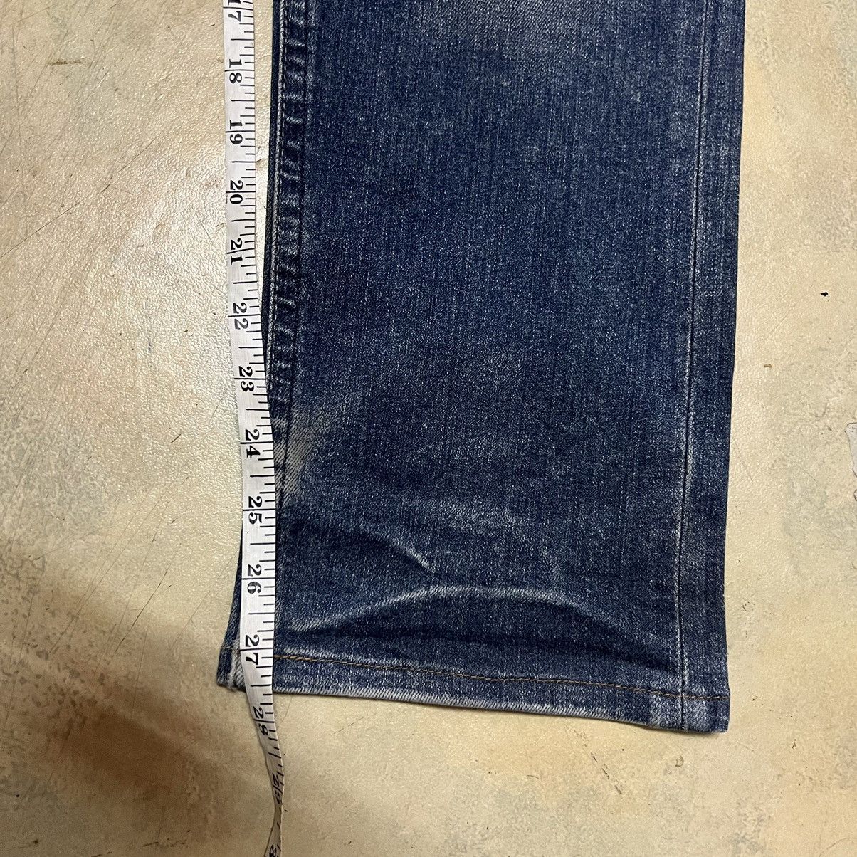 Edwin Edwin Blue Trip Distressed Design Denim Jeans Size US 33 - 14 Thumbnail