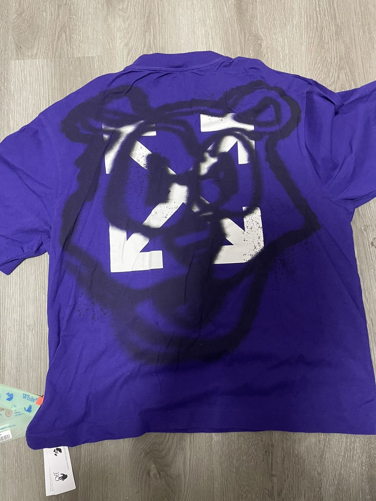 Off-White Purple off-white over-sized t-shirt Size US M / EU 48-50 / 2 - 5 Thumbnail