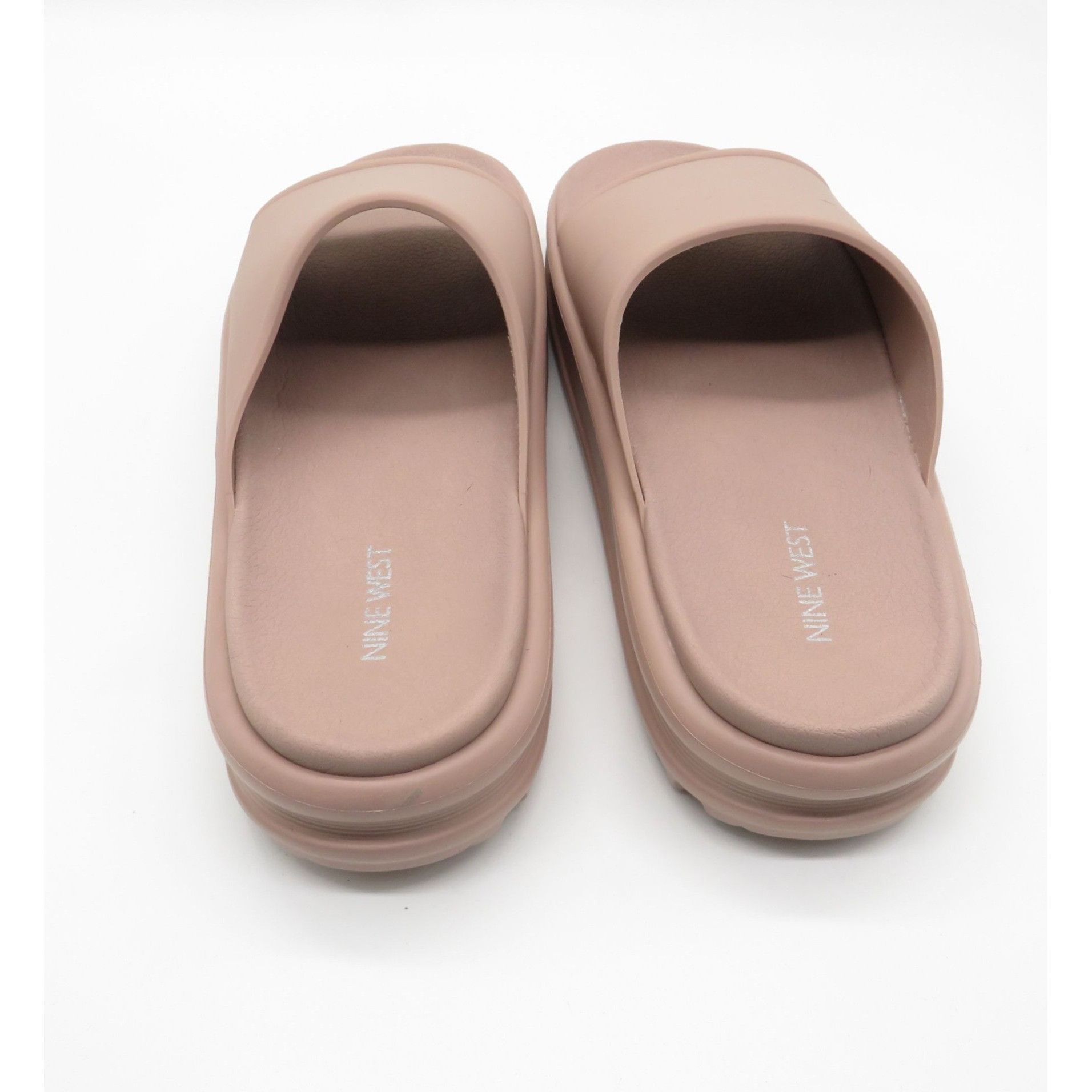 Nine West Nine West Women's Light Natural Sandals Cushioned Textured O Size US 10 / IT 40 - 3 Thumbnail