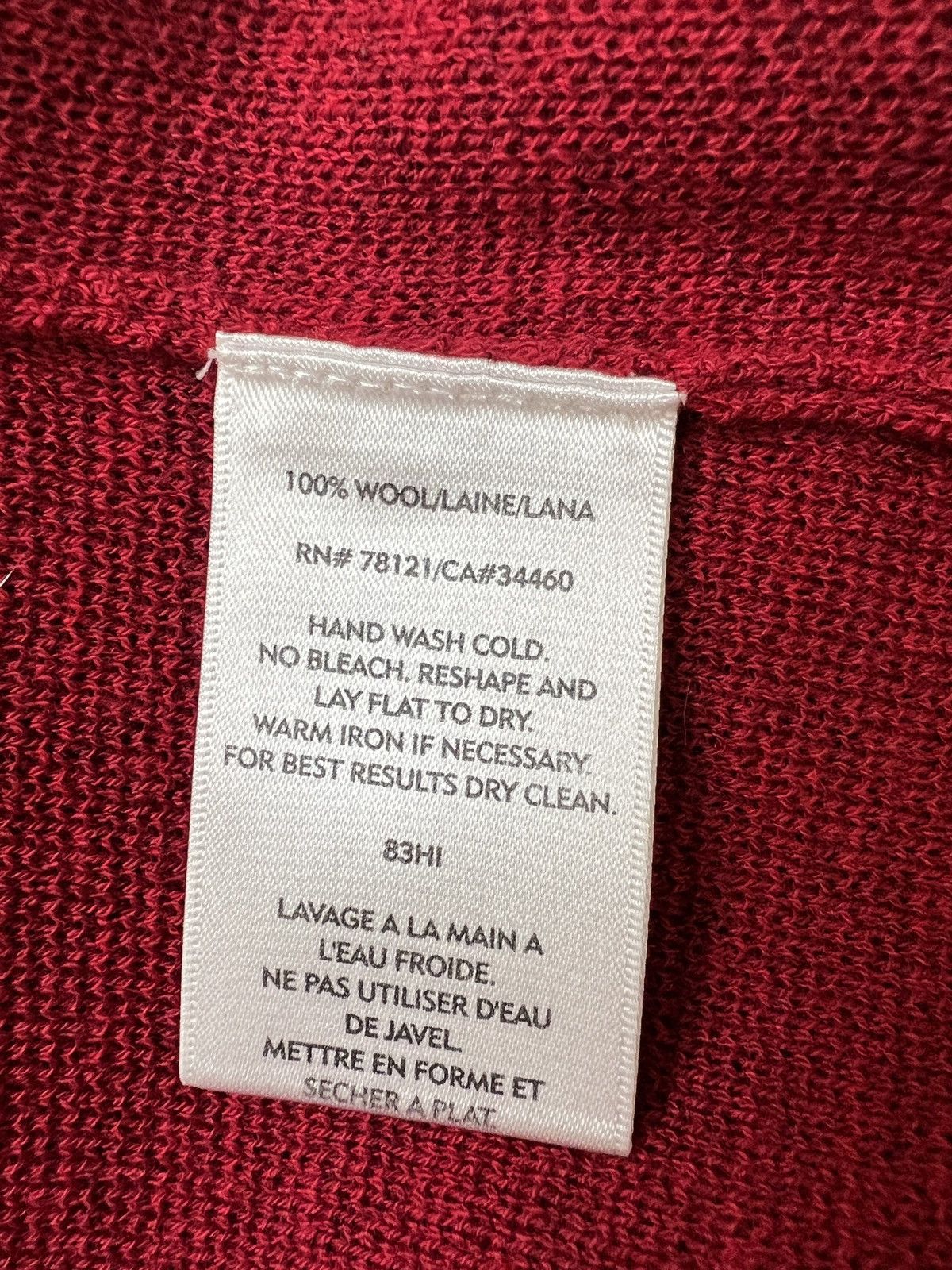 Eileen Fisher Eileen Fisher 100% wool red sweater top size XS Size XS / US 0-2 / IT 36-38 - 6 Thumbnail