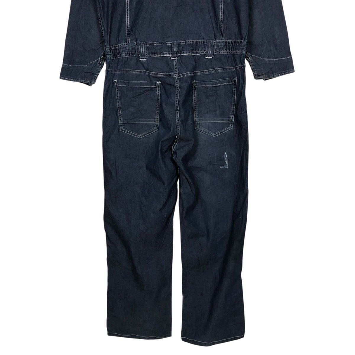 Japanese Brand 🔥VINTAGE DENIM WORKER OVERALL DICKIES USA INDIGO Size US 32 / EU 48 - 12 Thumbnail