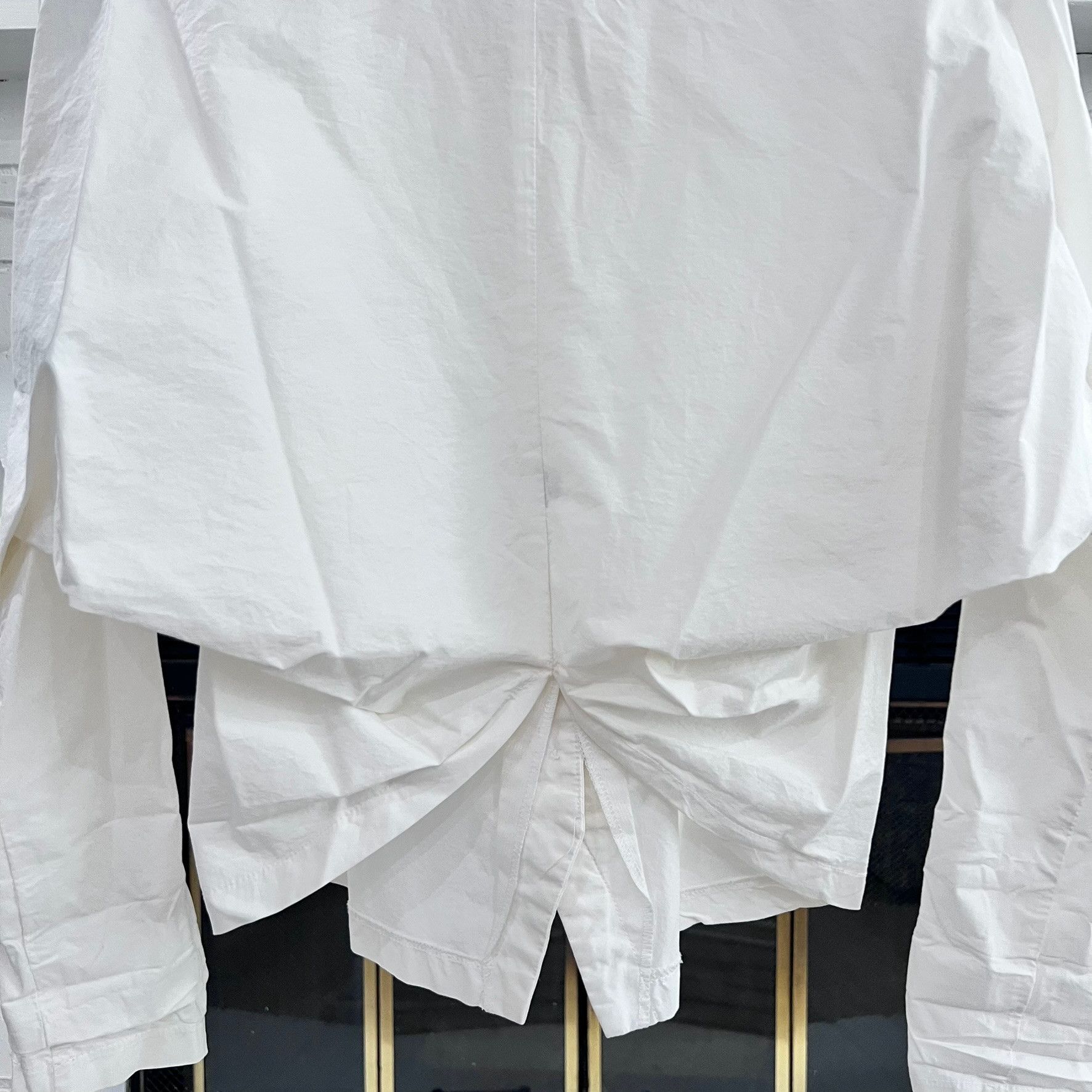 Other Rehab White Dress Long Sleeve Shirt Bow Accent Back Size S / US 4 / IT 40 - 4 Thumbnail