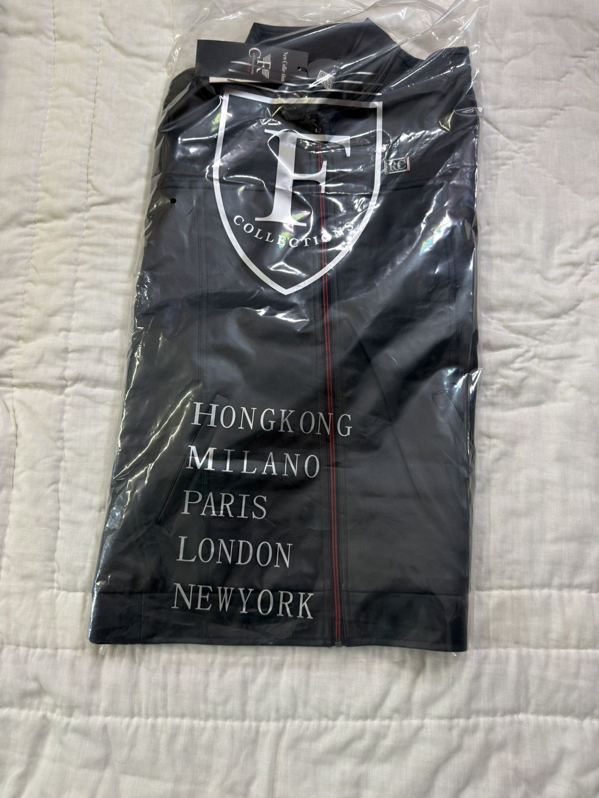 Other RC Collection Leather Jacket Size XL Black Red Italy M2011 Size US XL / EU 56 / 4 - 3 Thumbnail