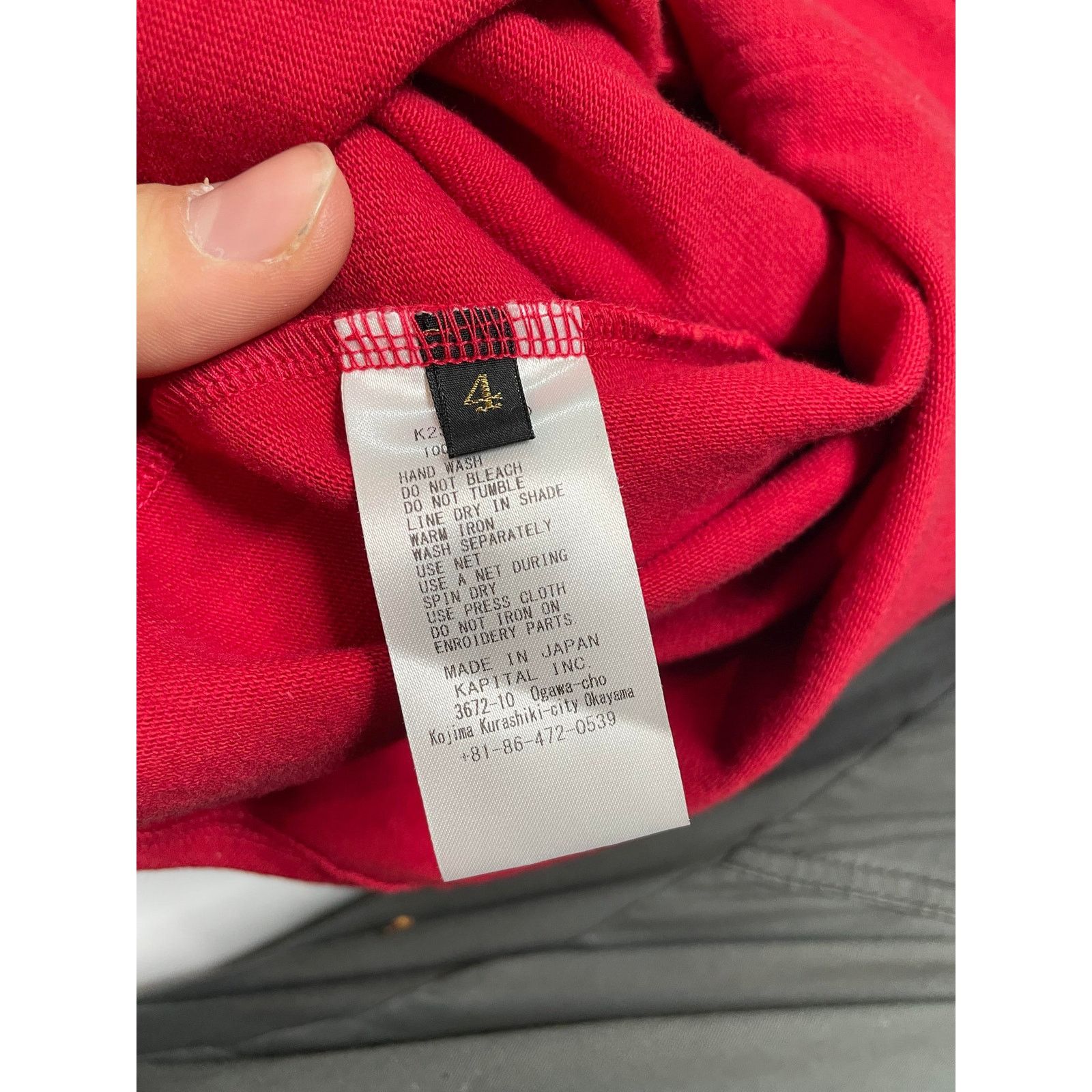 Kapital Kapital Kountry Bones Red Baseball Jersey Size US XL / EU 56 / 4 - 5 Thumbnail