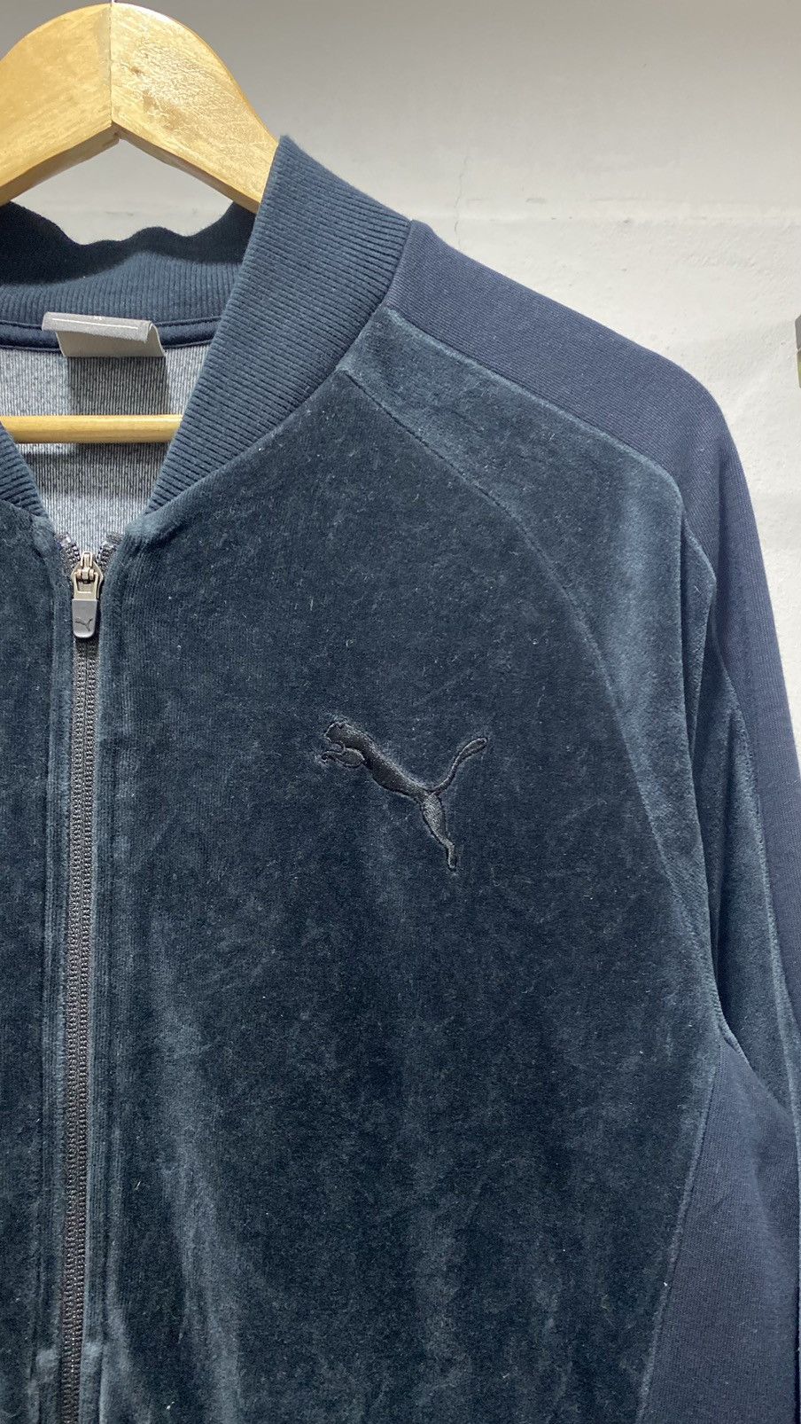 Puma × Velvet × Vintage Puma Velvet Zipper Sweatshirt Size US L / EU 52-54 / 3 - 4 Thumbnail