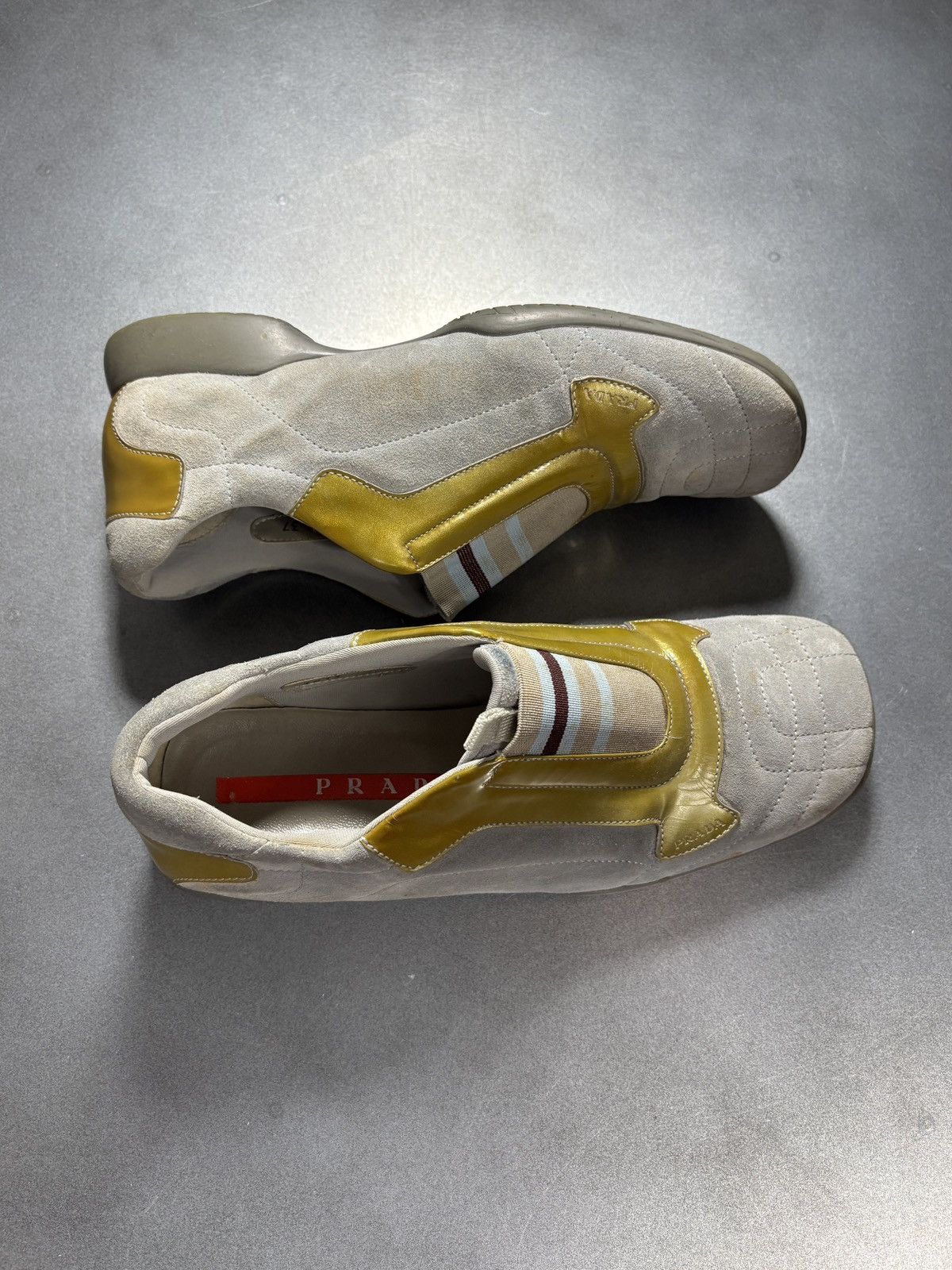 Prada S/S 2000 Prada Sport Shoes Vintage Suede SlipOn Square Toe Size US 7 / IT 37 - 1 Thumbnail