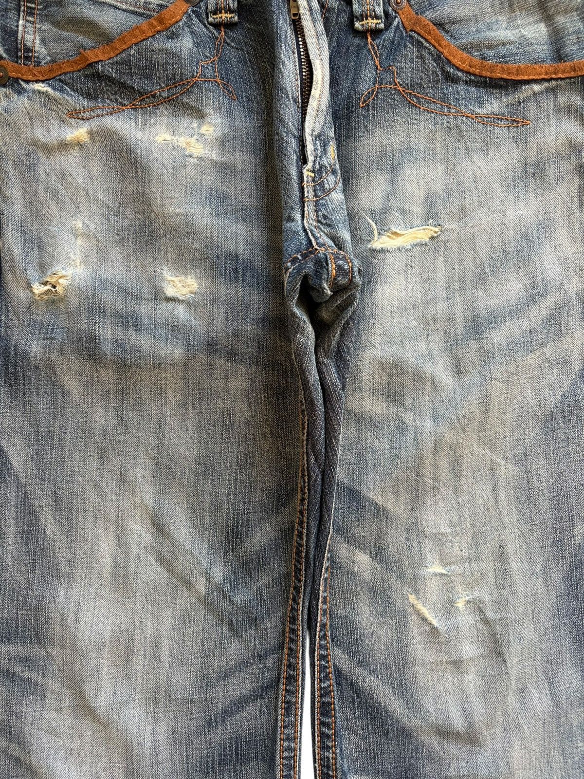Edwin Exclusive Vintage Edwin 434 Faded Wash Distressed Loose Jean Size US 32 / EU 48 - 5 Thumbnail