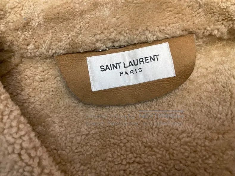 Saint Laurent Paris Saint Laurent Paris Faux Fur Fur Trimmed Coat Size US M / EU 48-50 / 2 - 7 Thumbnail