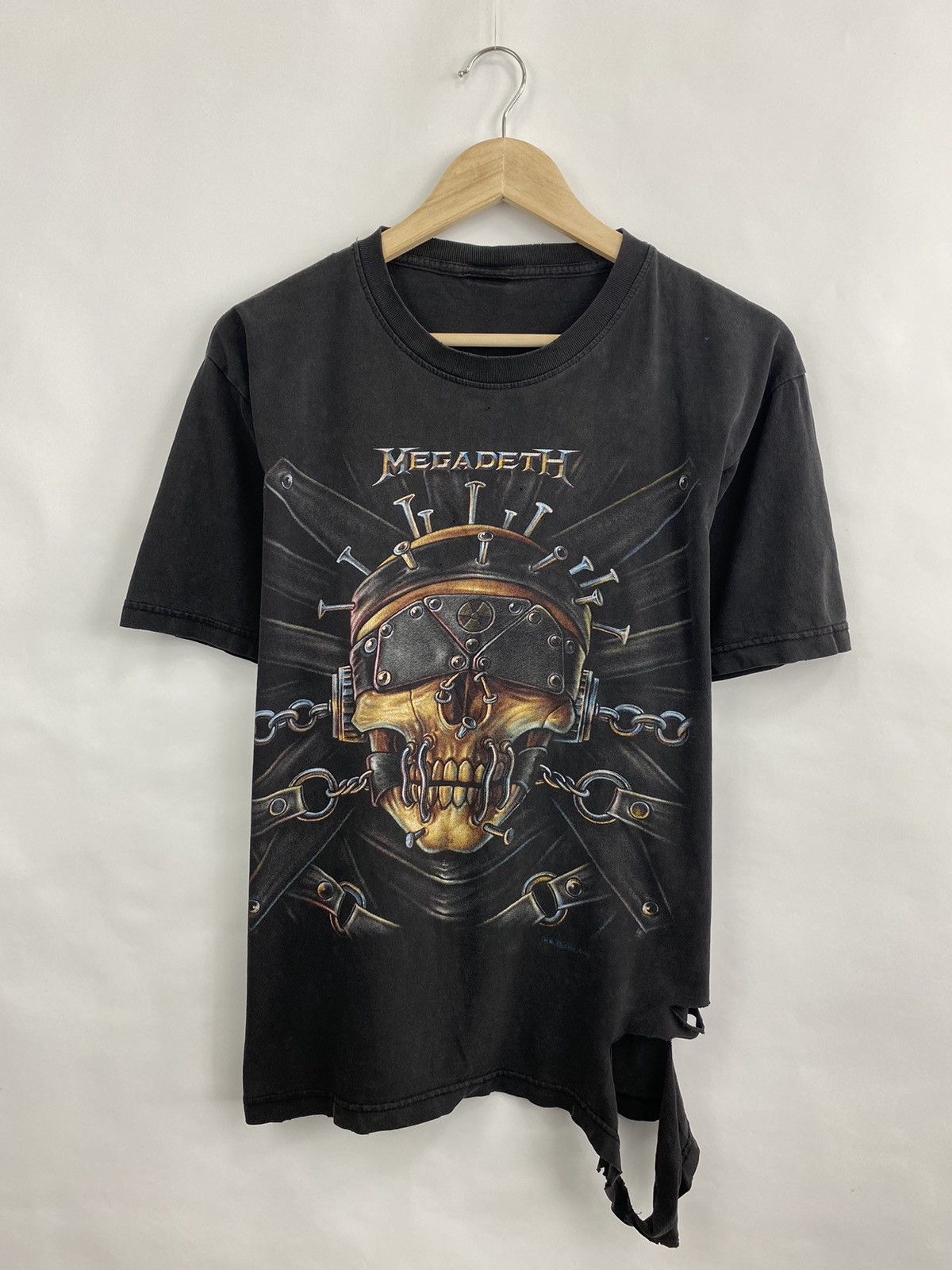 Megadeth 💀 Vintage Y2K Megadeth Rock Band Tour T-Shirt Rare Retro Size US M / EU 48-50 / 2 - 2 Thumbnail