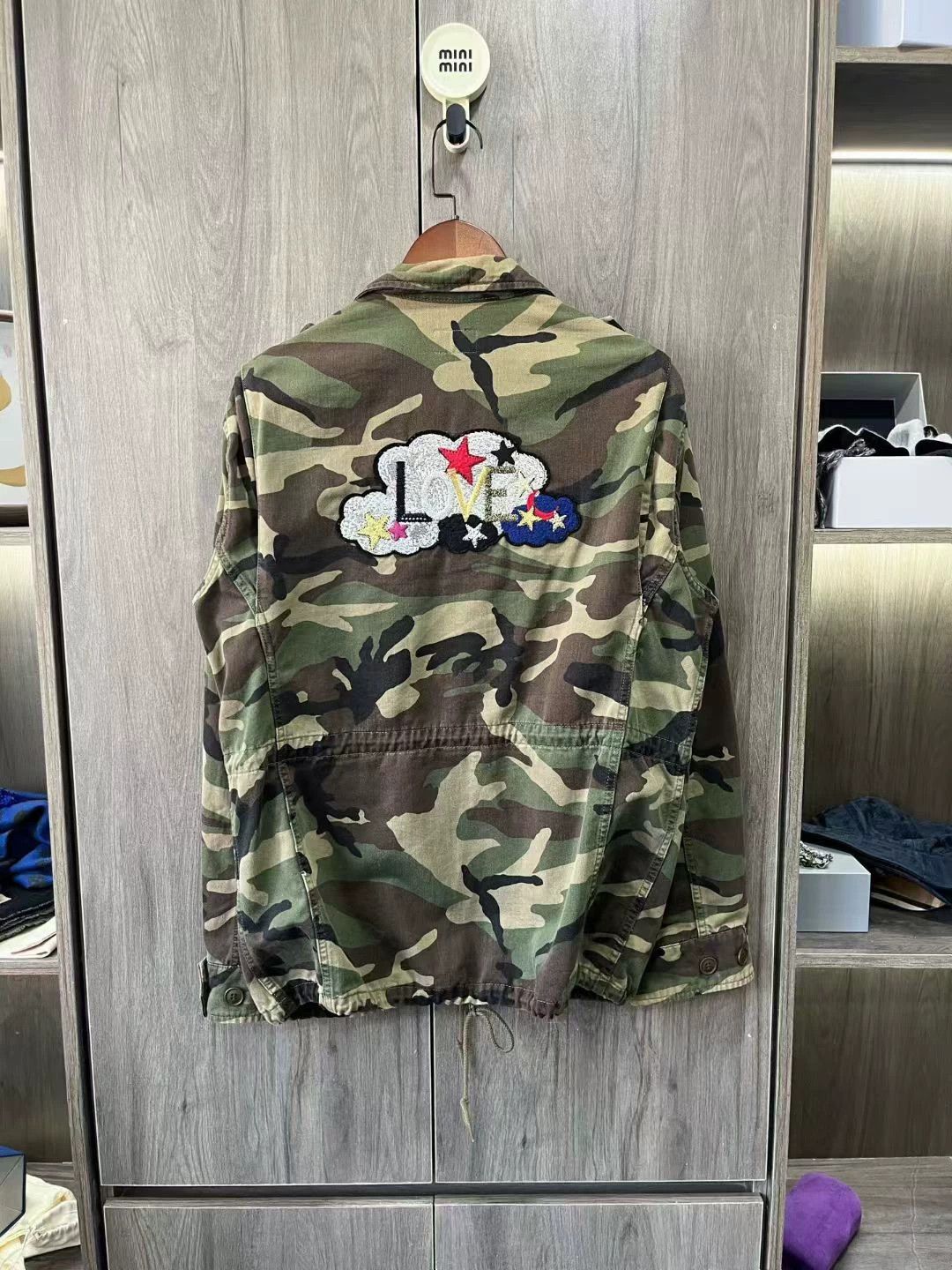 Saint Laurent Paris Saint Laurent SLP camouflage multi-pocket workwear jacket Size US S / EU 44-46 / 1 - 5 Thumbnail