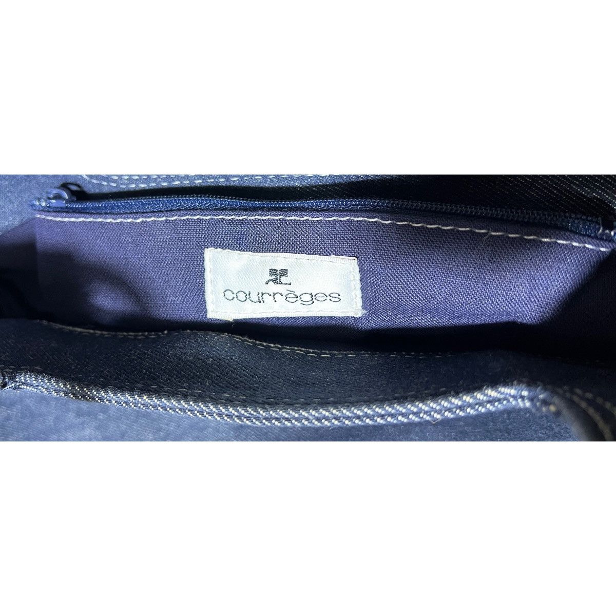 Courreges × Designer × Vintage COURREGES DENIM BAG Size ONE SIZE - 4 Thumbnail