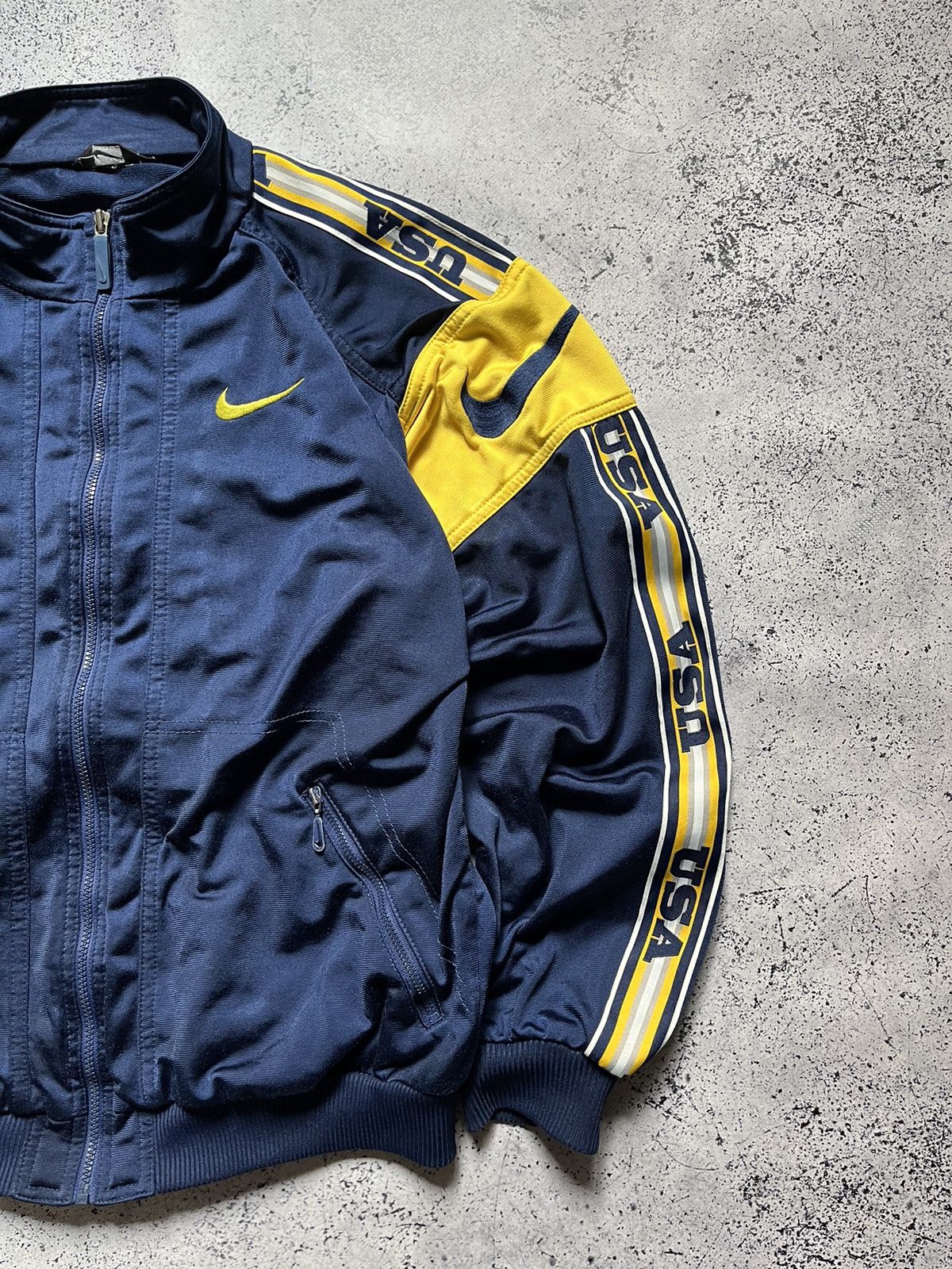 Nike Vintage Nike USA Zip Track Jacket Drill Y2K TN ACG Gorpcore Size US S / EU 44-46 / 1 - 2 Thumbnail