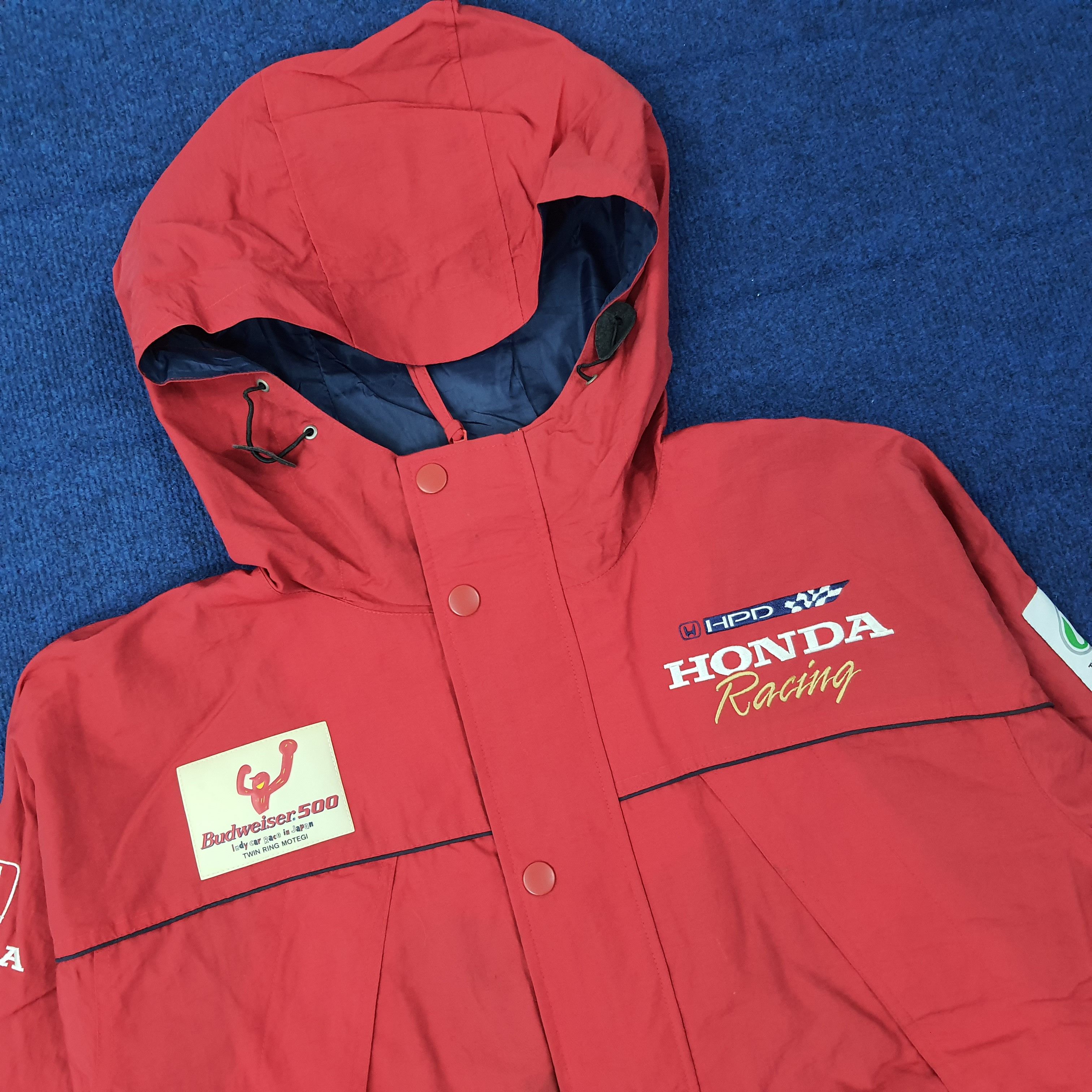 Honda Vintage 90s Honda CART Racing Jacket 500 Twin Ring C268N9 Size US L / EU 52-54 / 3 - 5 Thumbnail