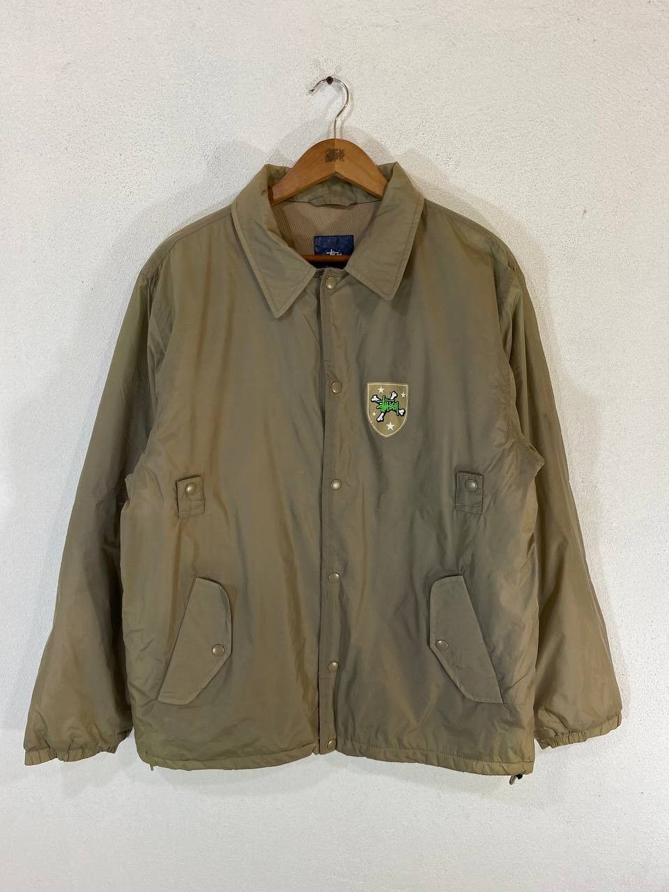 Stussy stussy coach jacket backhit big logo nice design Size US L / EU 52-54 / 3 - 2 Thumbnail